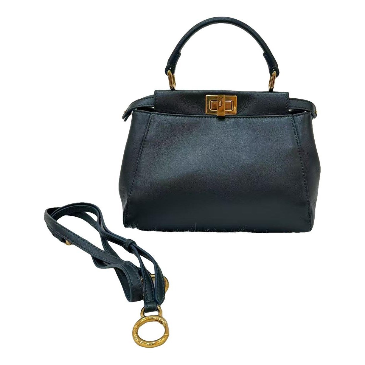 Peekaboo leather handbag