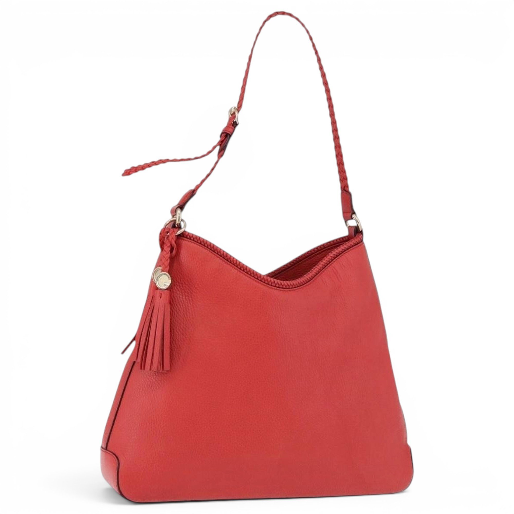 Hobo leather handbag