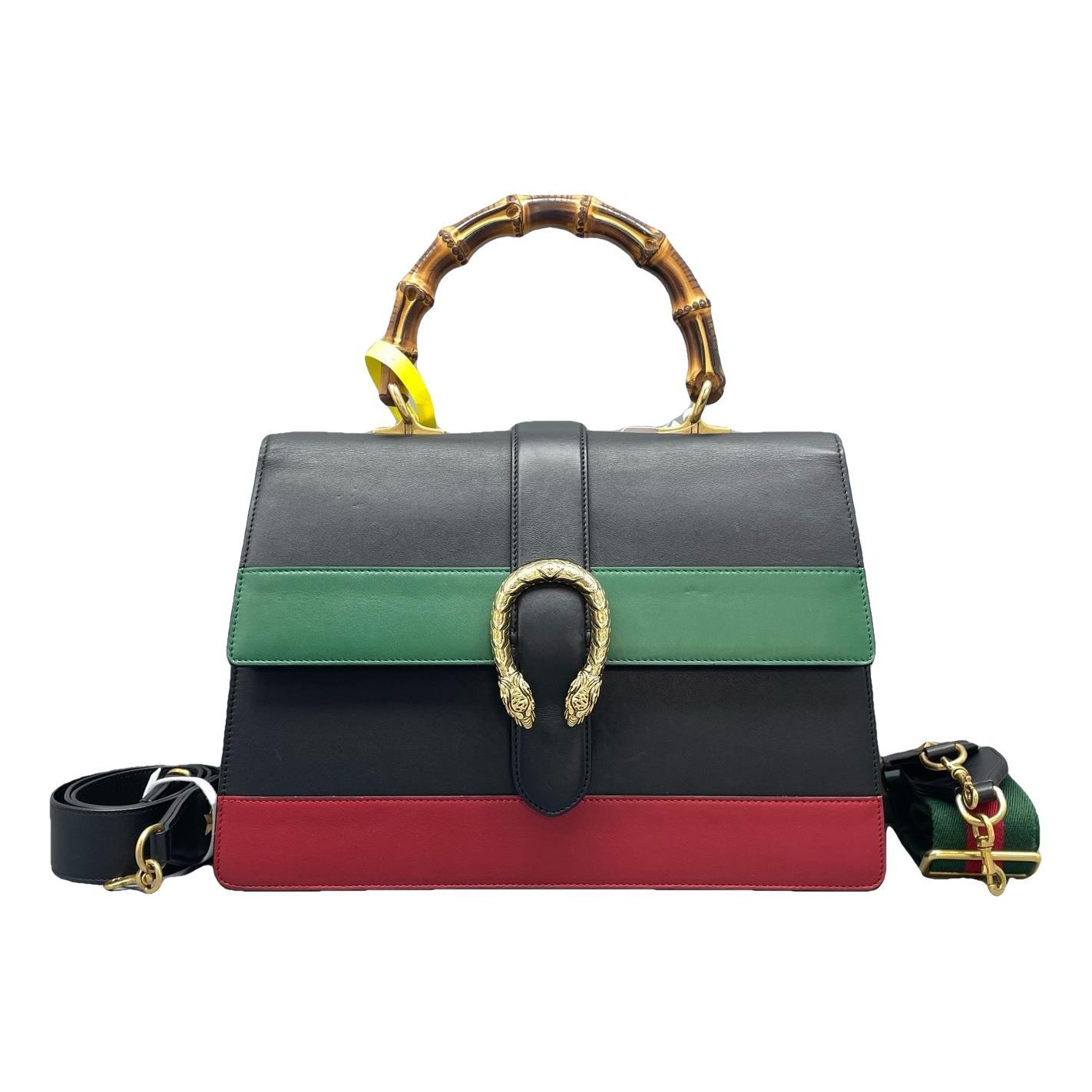 Dionysus Bamboo leather handbag
