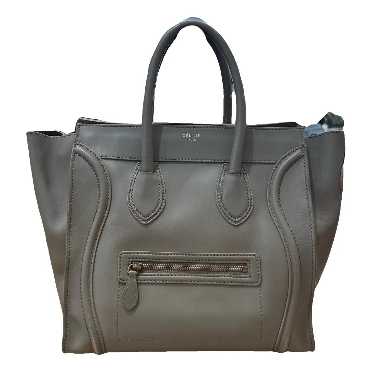 Luggage leather handbag