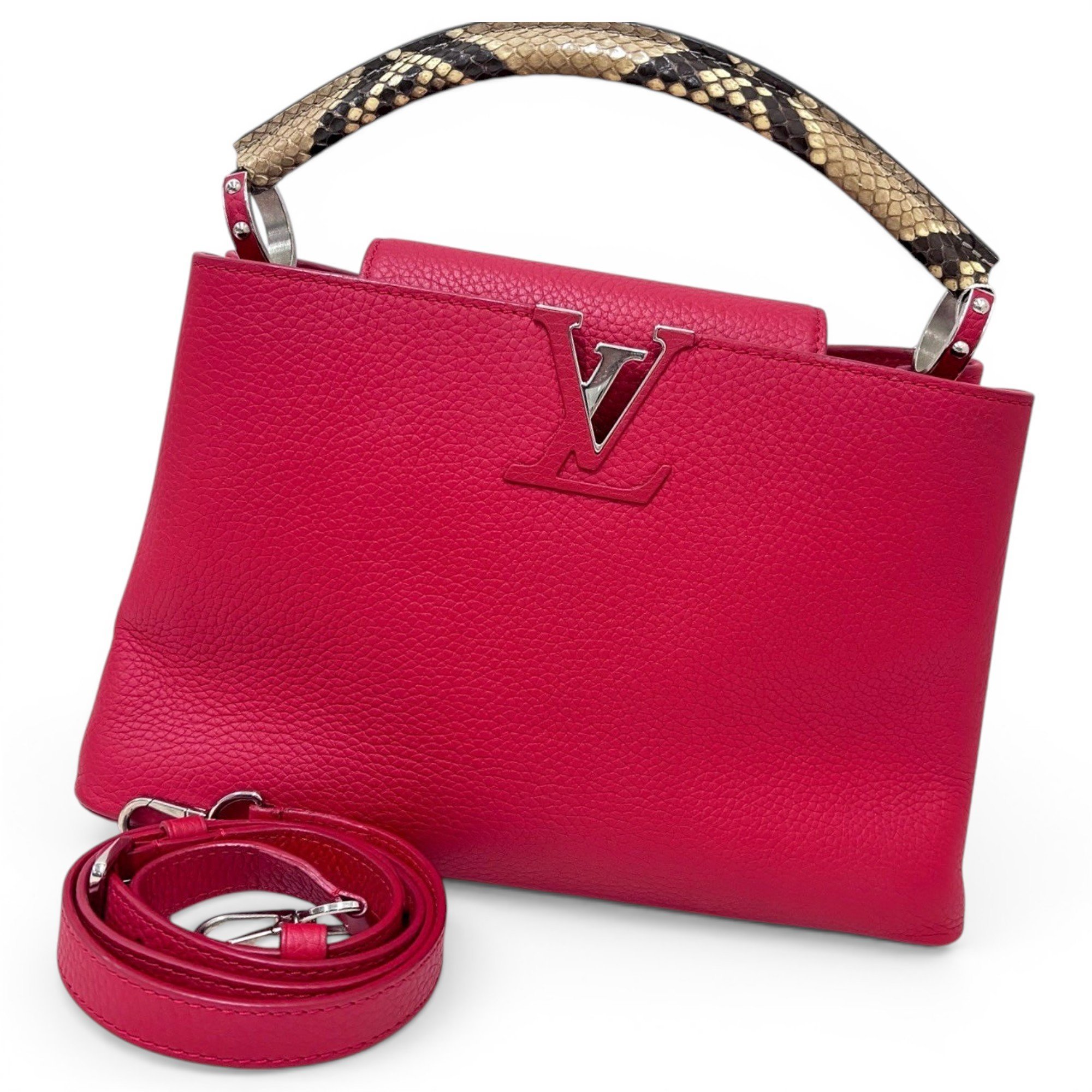 Capucines leather handbag
