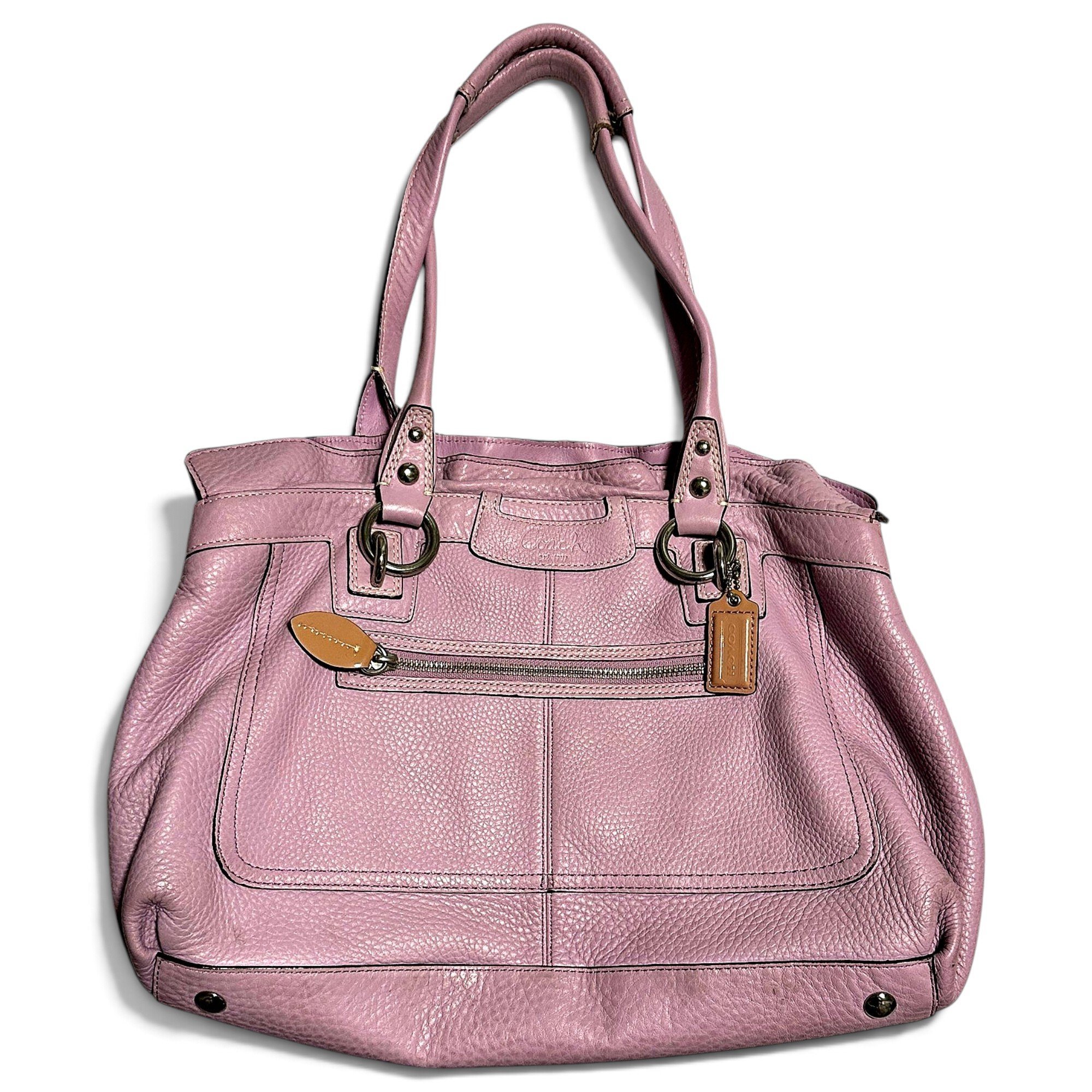 Leather satchel