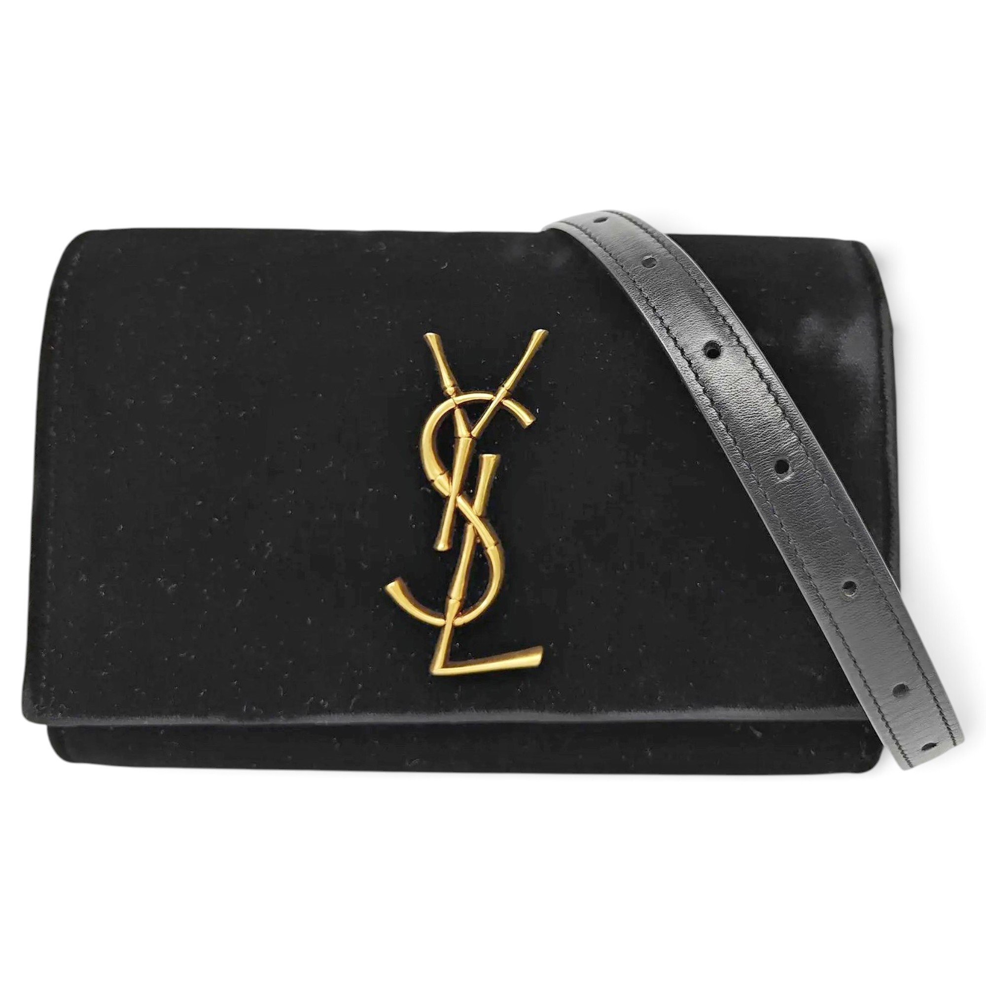 Kate monogramme velvet handbag
