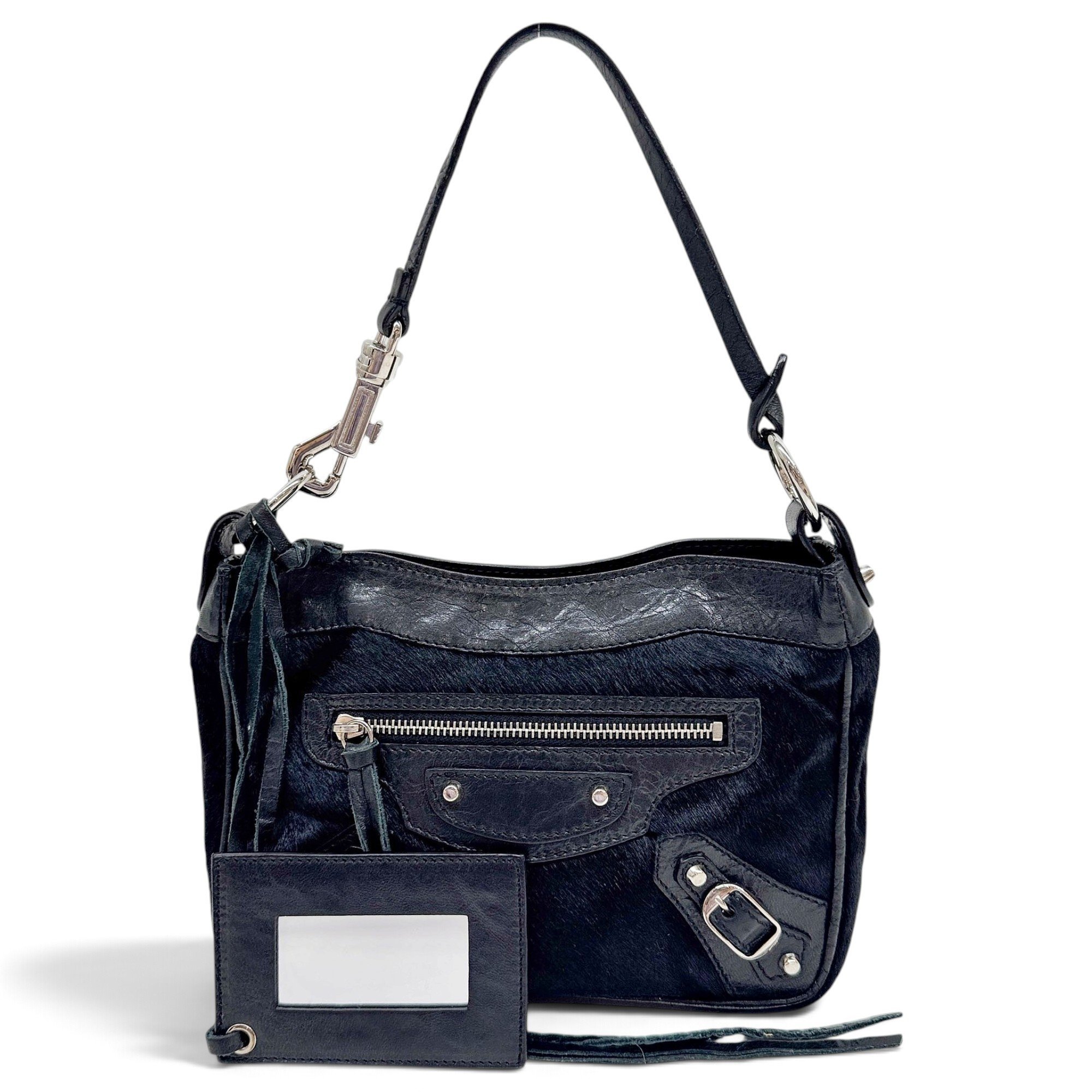 Pony-style calfskin handbag