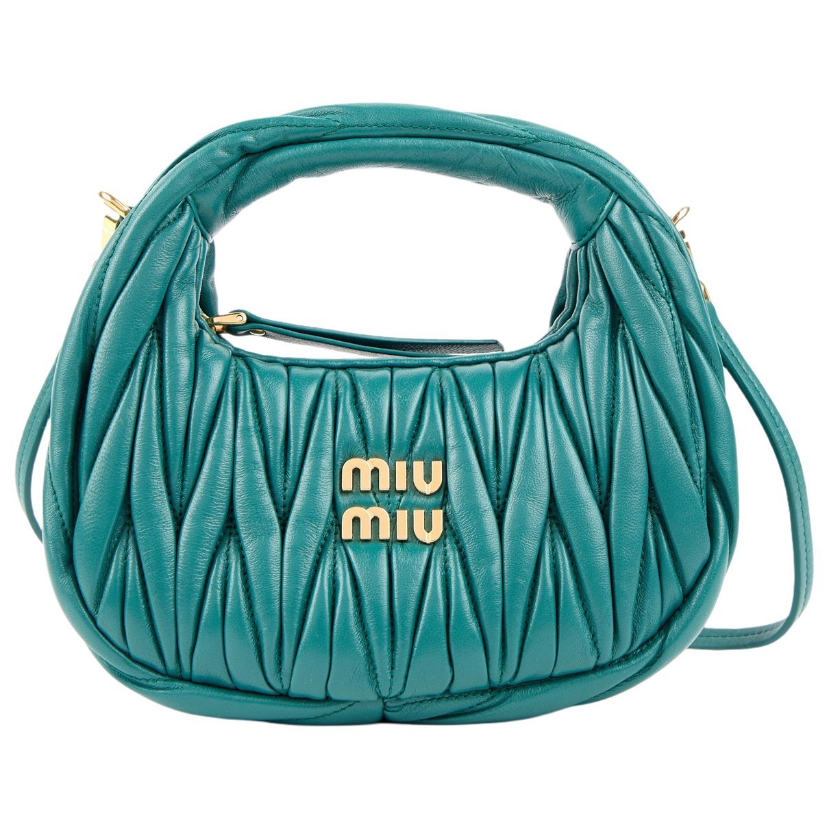 Miu Wander leather handbag
