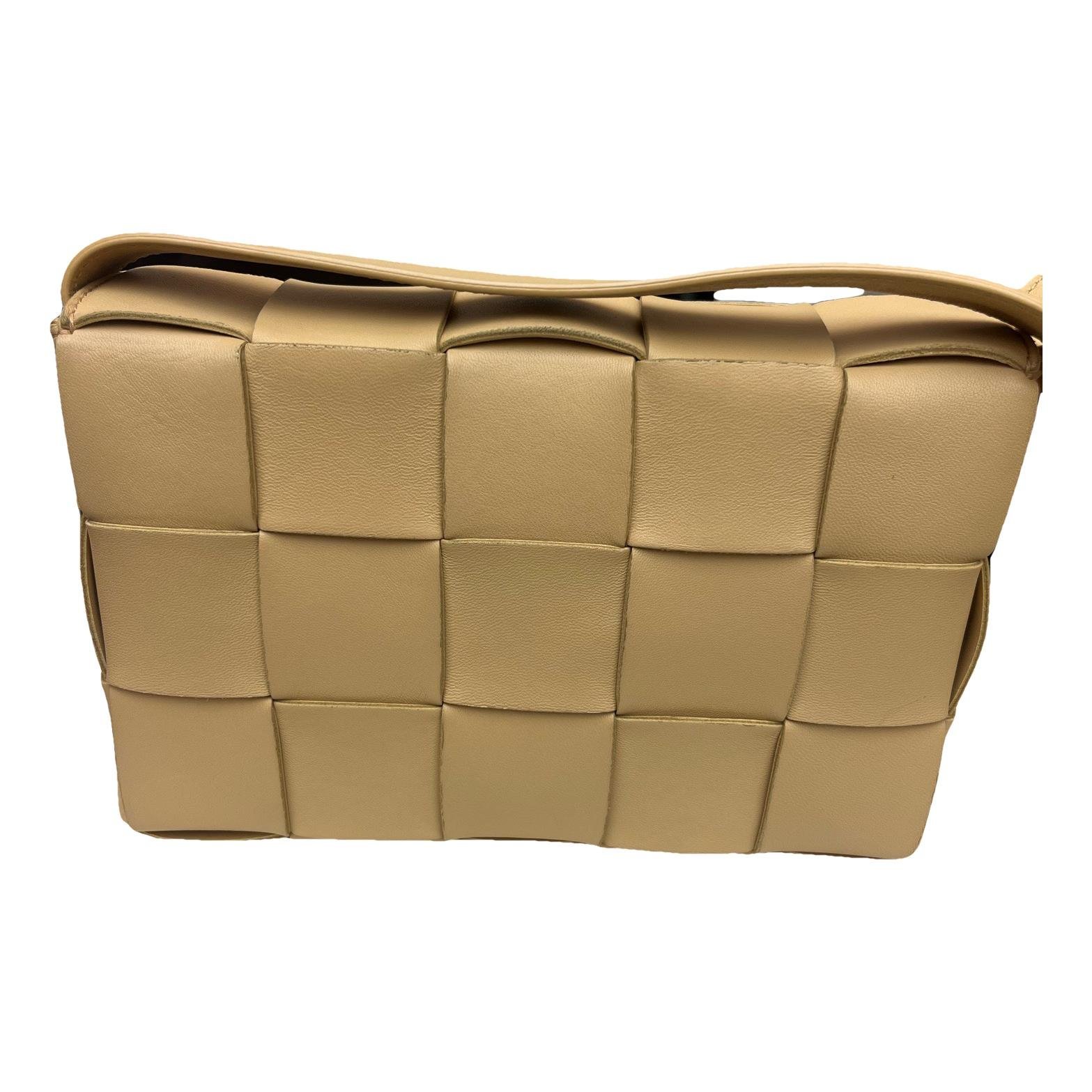 Cassette leather handbag