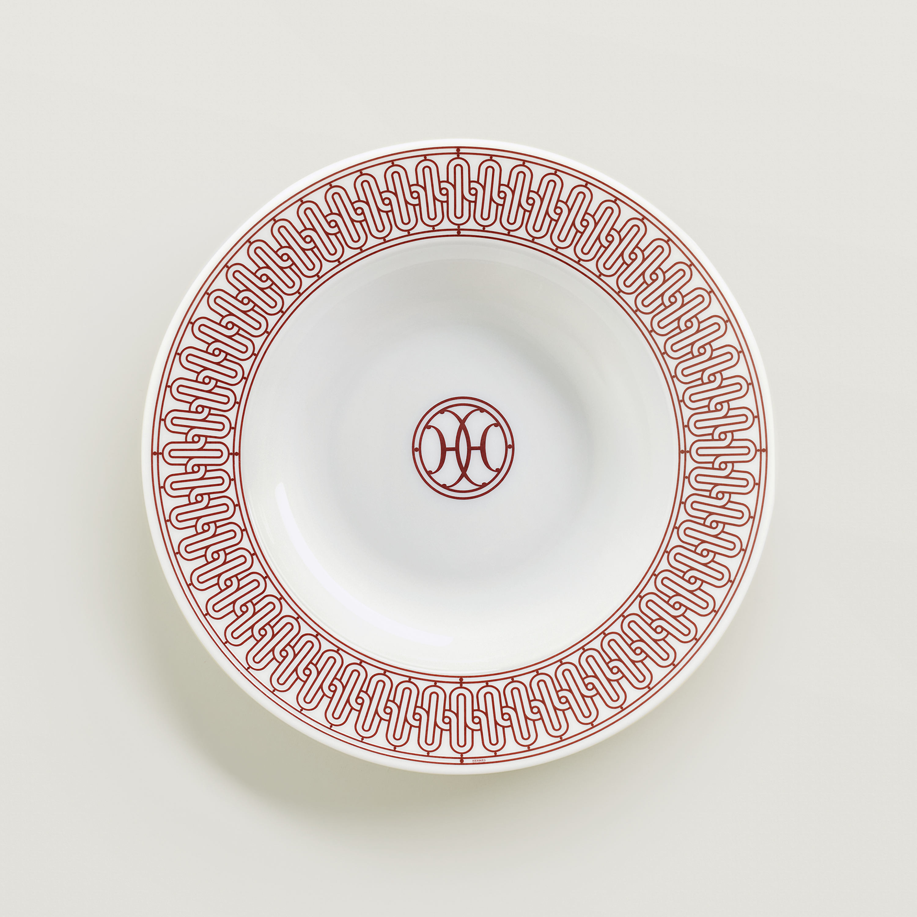 H Deco Rouge Soup Plate