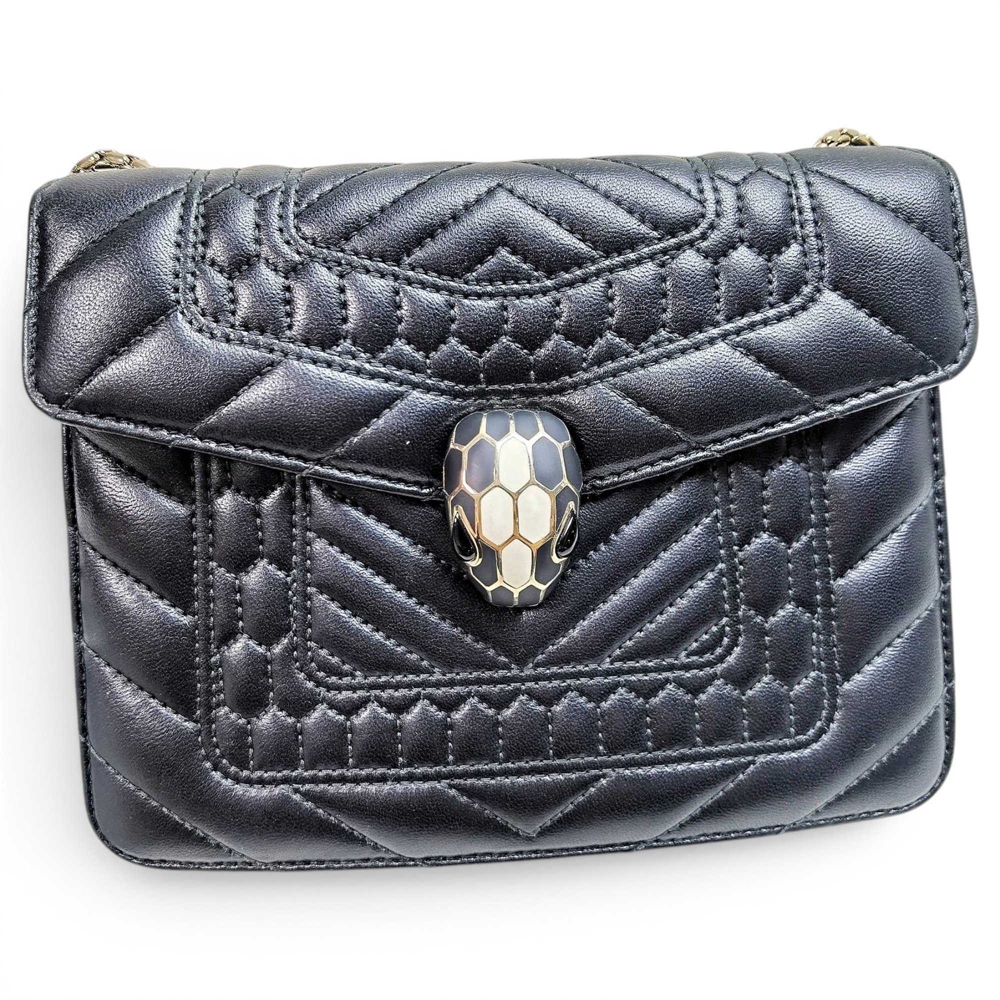 Serpenti leather crossbody bag
