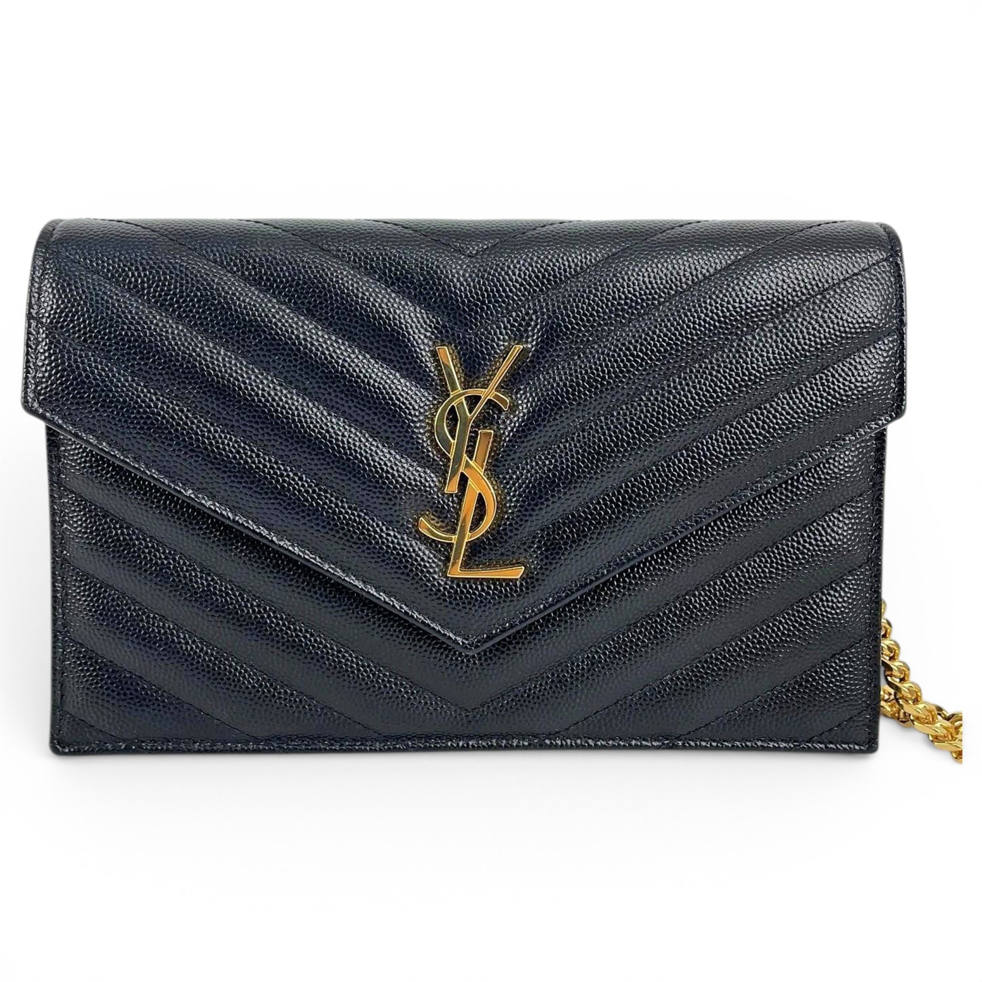 Envelope leather crossbody bag
