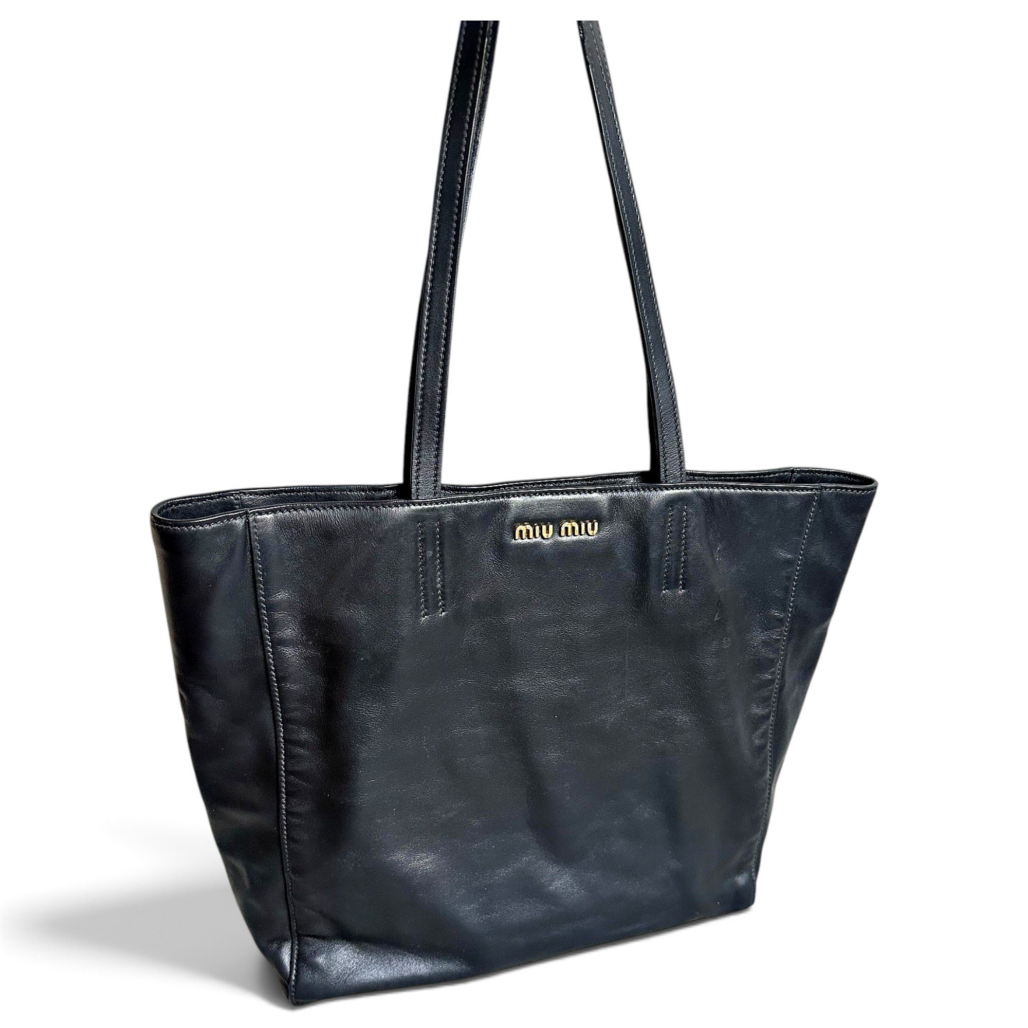Vitello leather tote