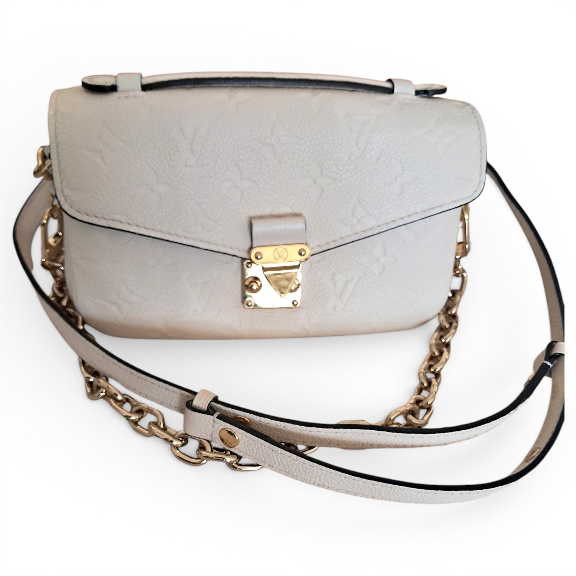 Metis East West leather crossbody bag