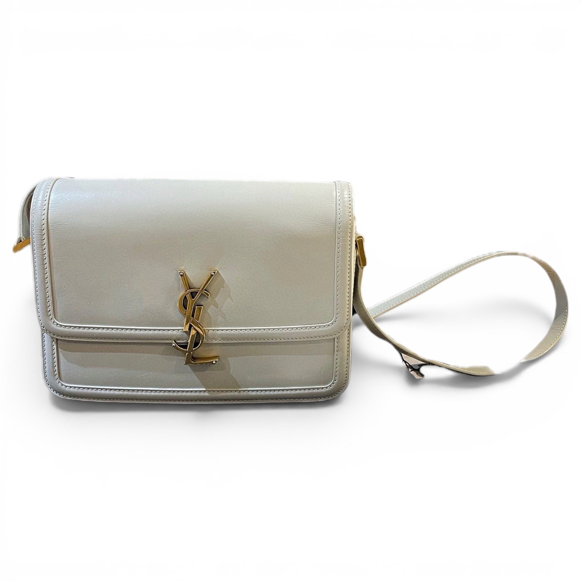Solférino leather handbag