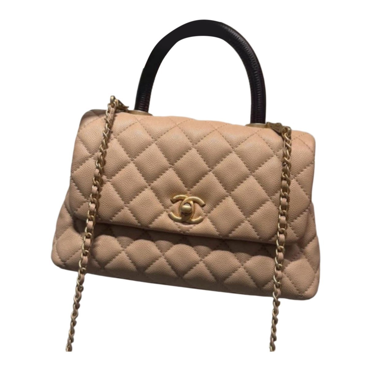 Coco Handle leather handbag