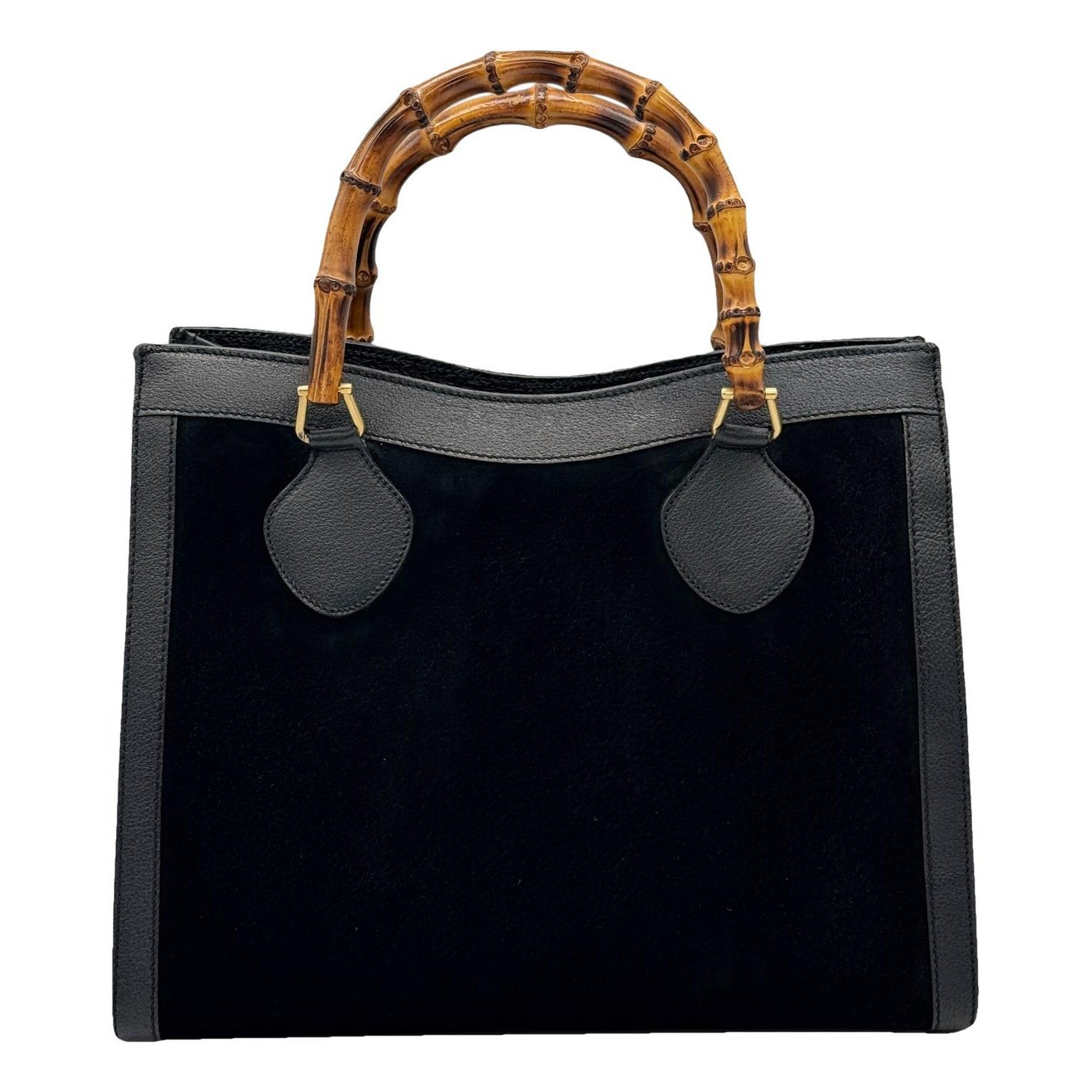 Bamboo leather handbag