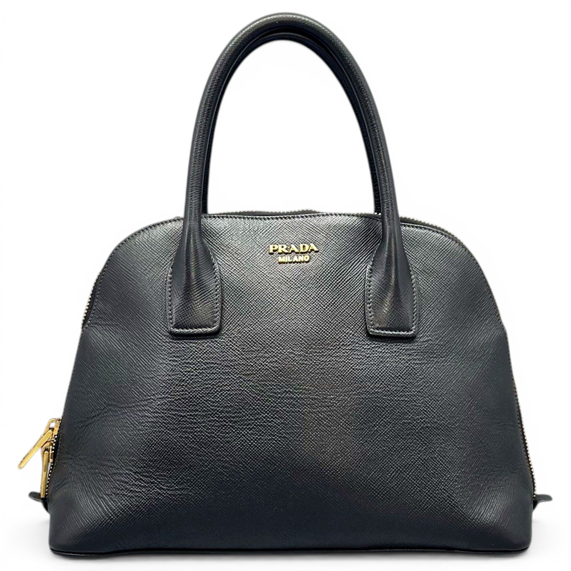 Promenade leather handbag