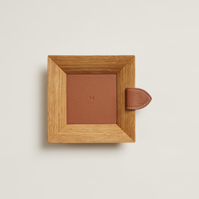 Gold Atrium Square Change Tray, Small Model