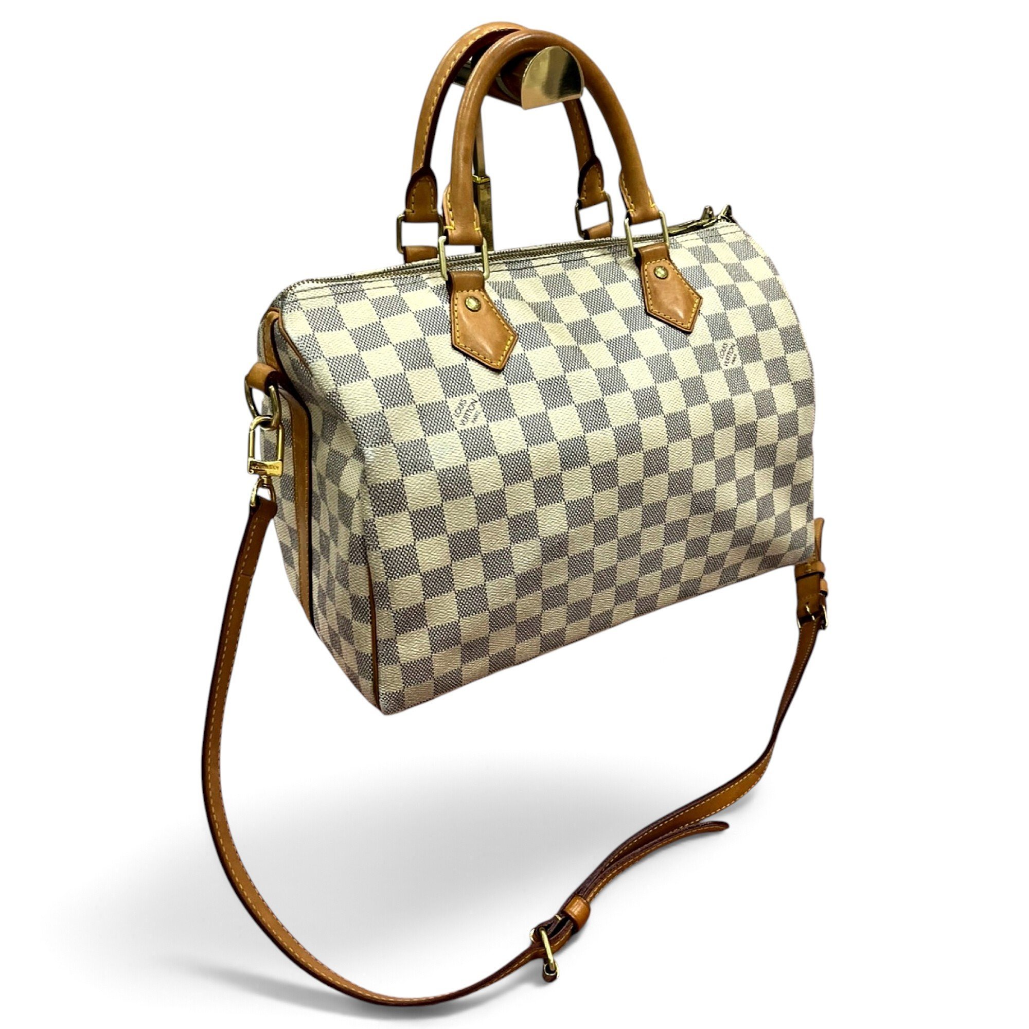 Louis Vuitton Speedy Bandoulière leather crossbody bag
