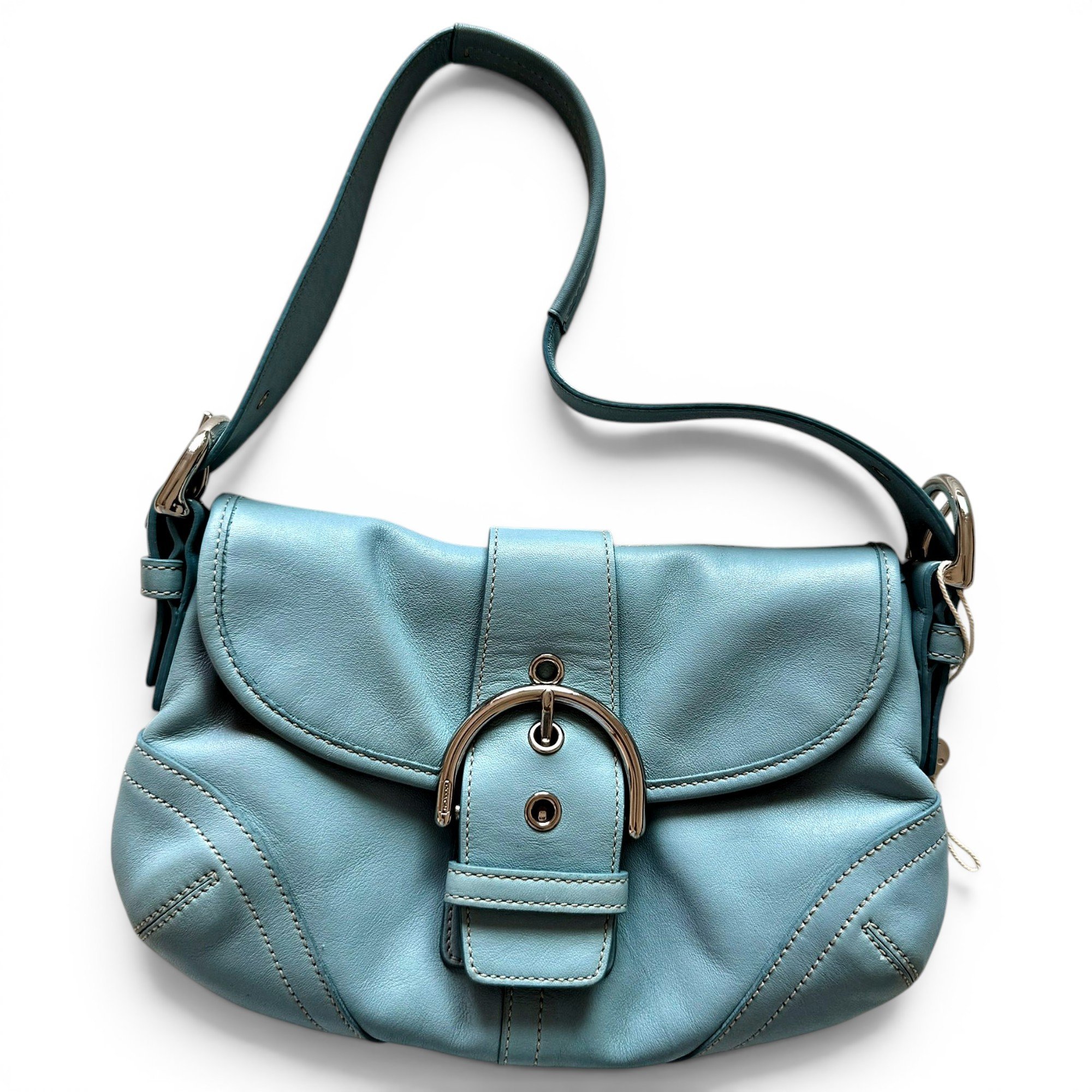 Signature Sufflette leather handbag