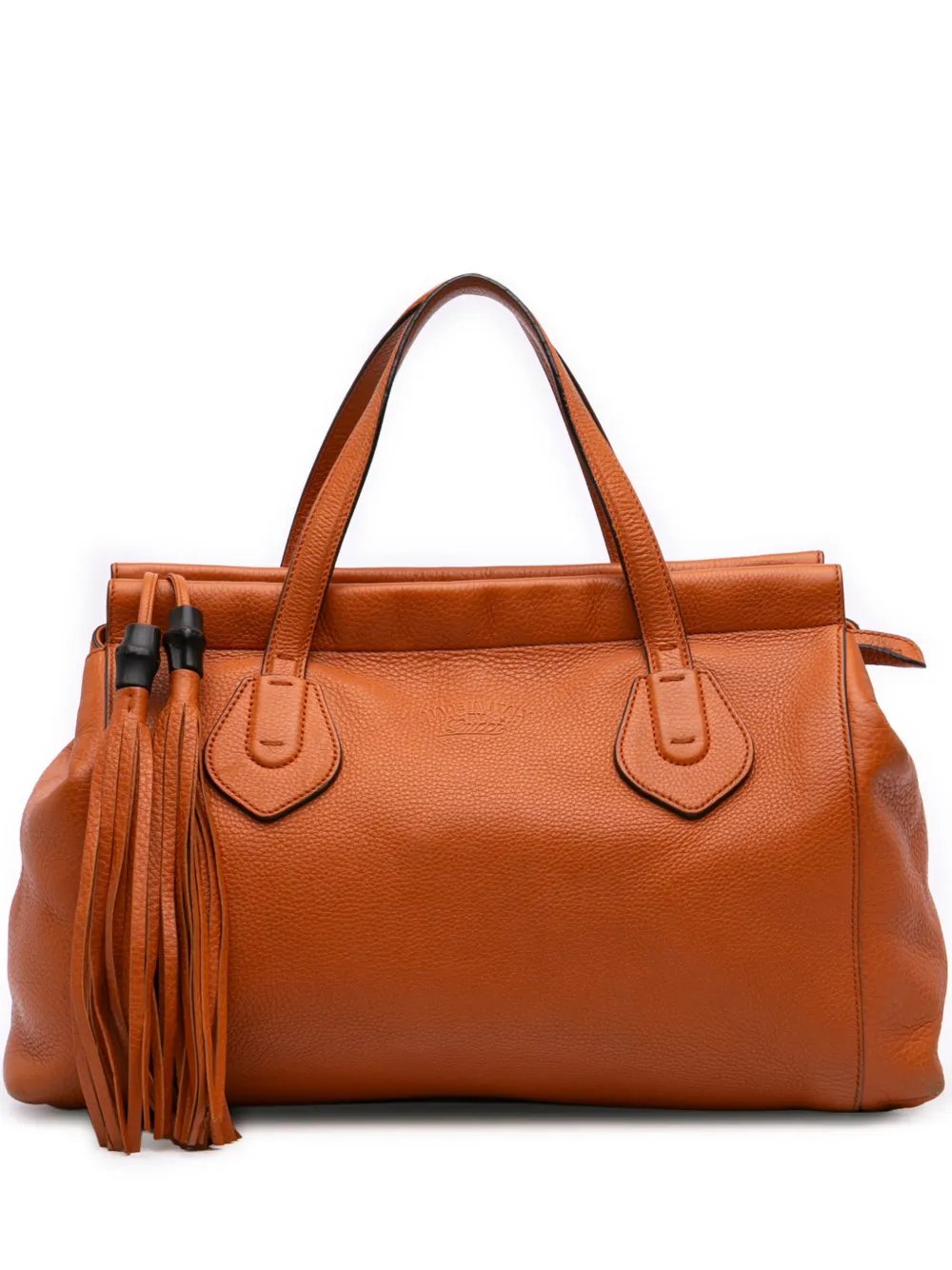 2016-2026 Leather Lady Tassel Top Handle Bag handbag