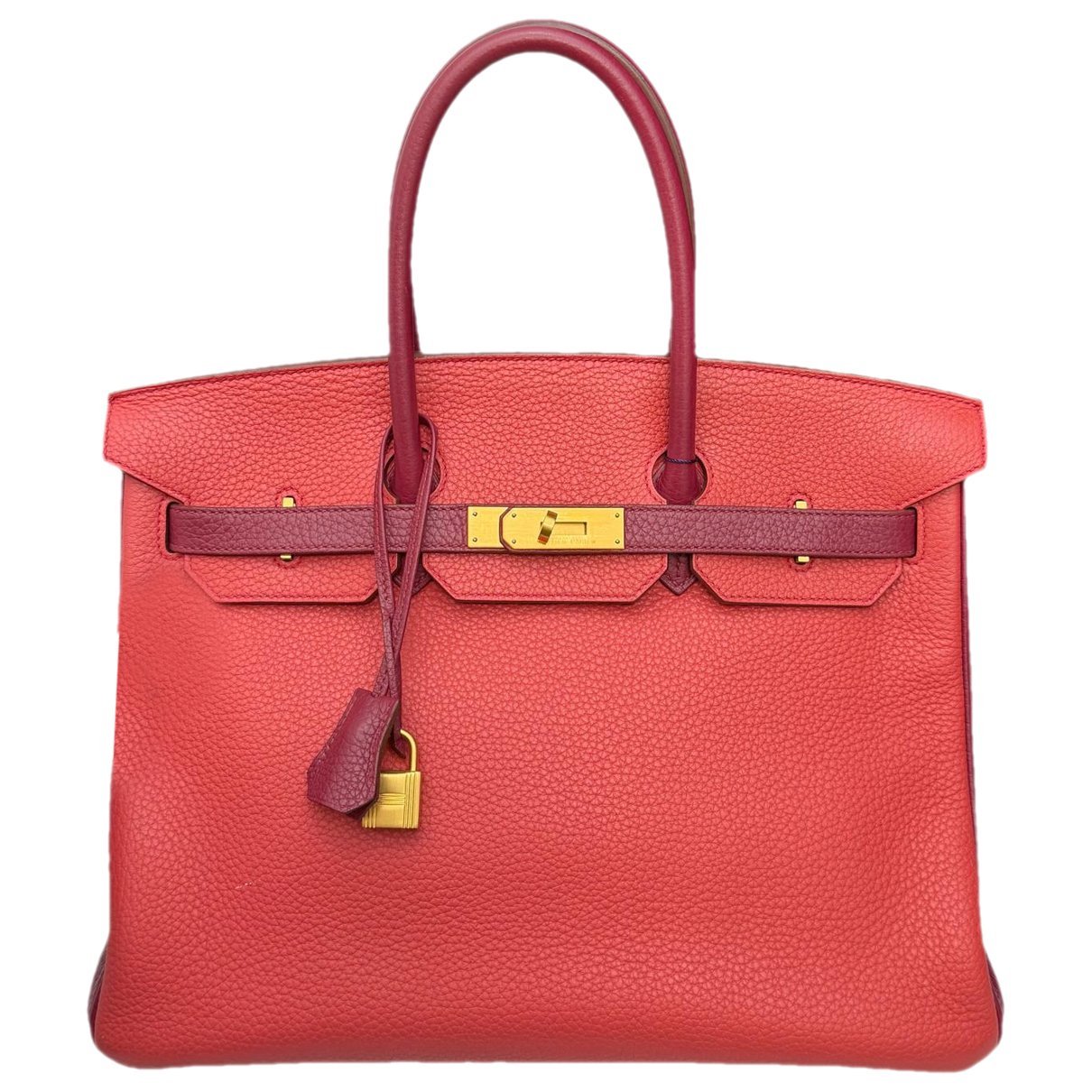 Birkin 35 leather handbag