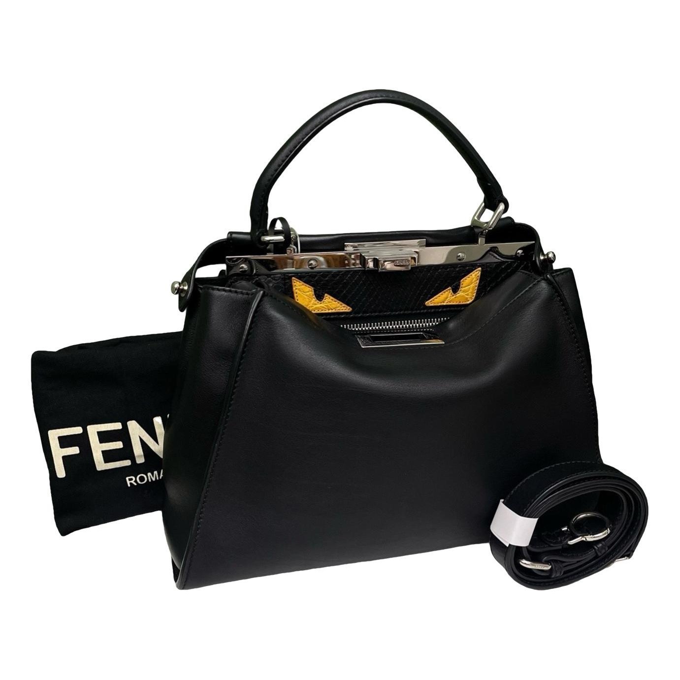 Peekaboo leather handbag