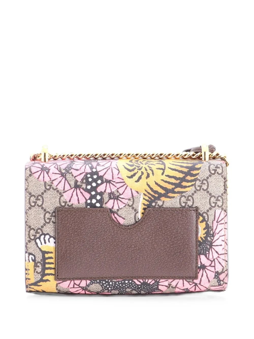 Padlock Bengal Print GG Coated Canvas Small shoulder bag