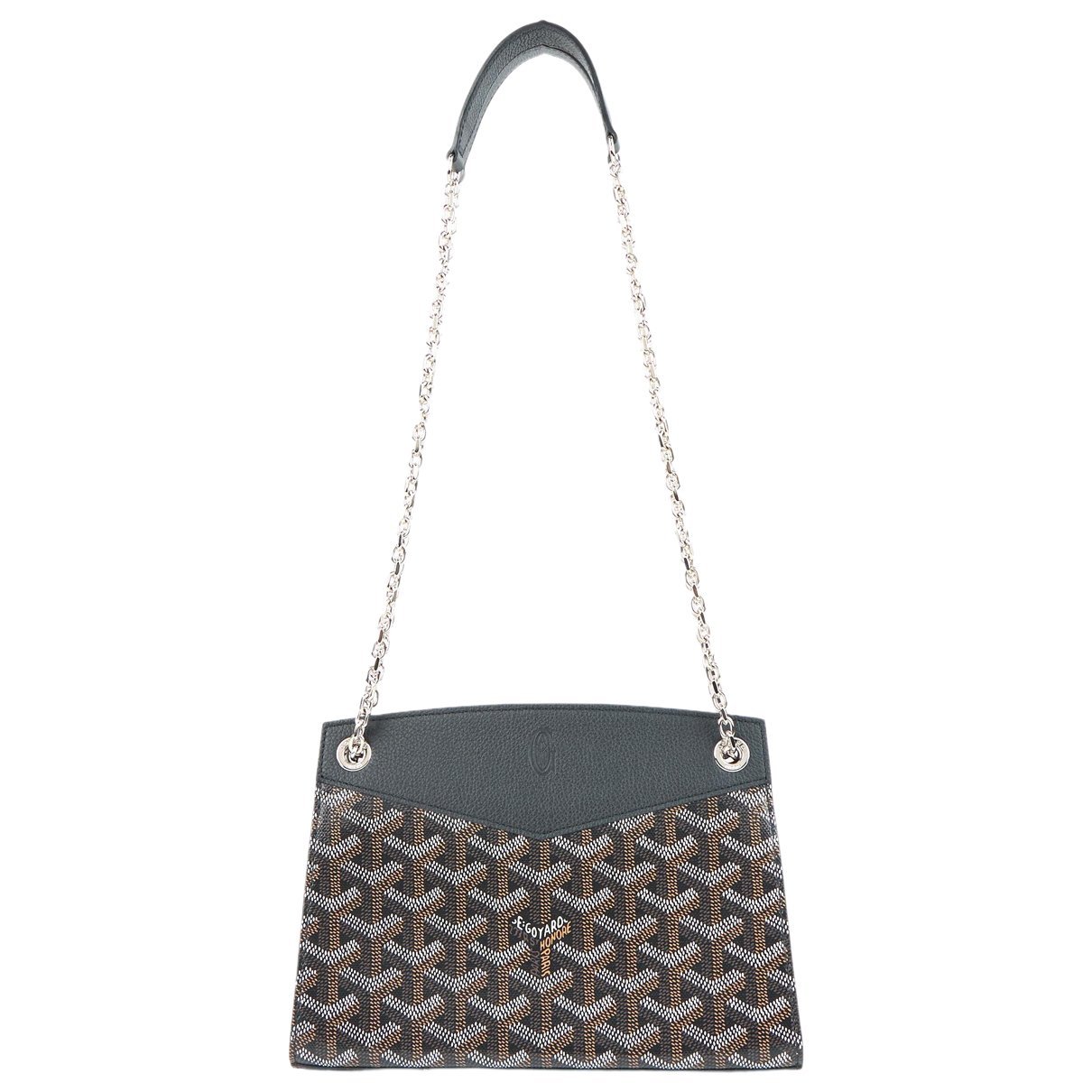 Rouette leather handbag