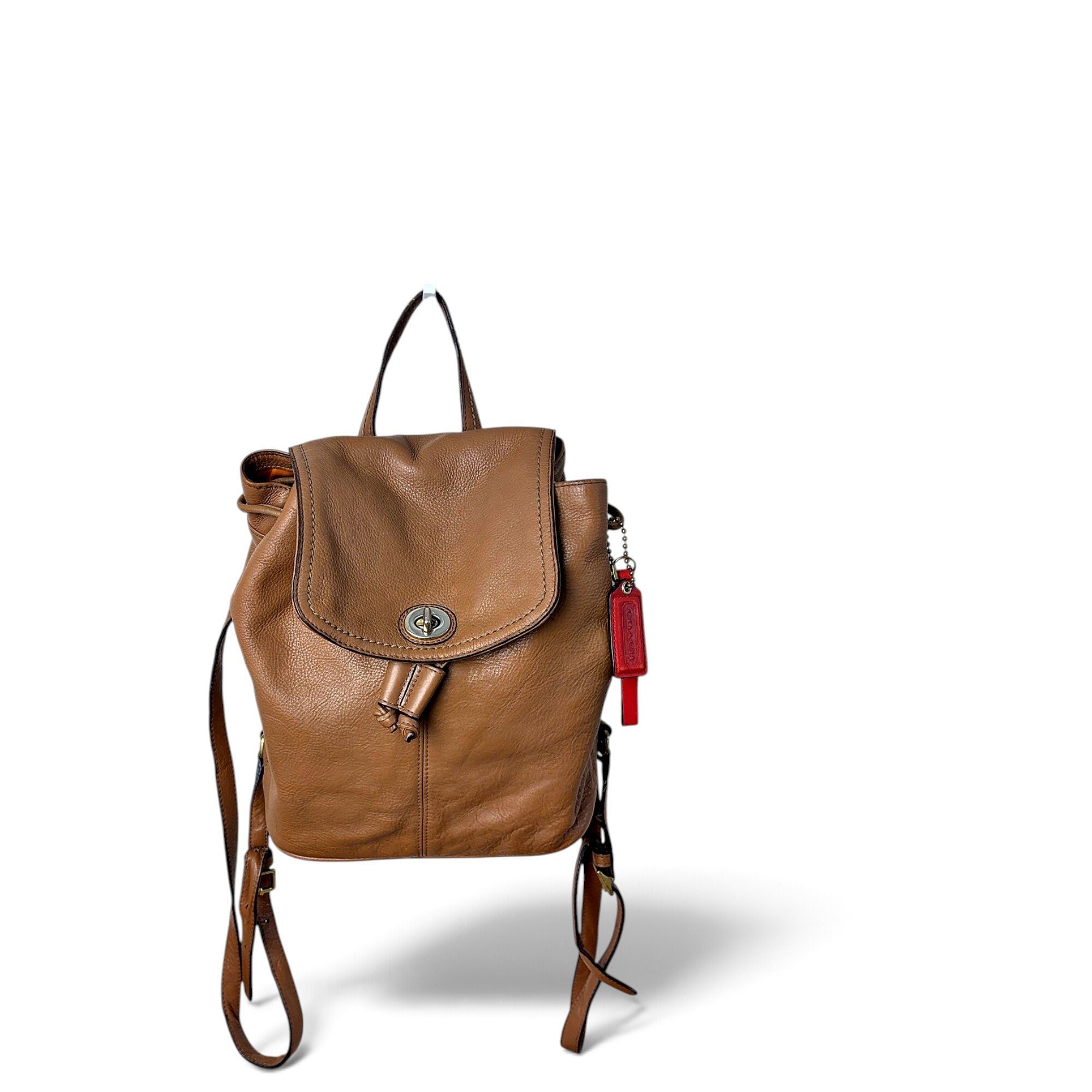 Leather backpack