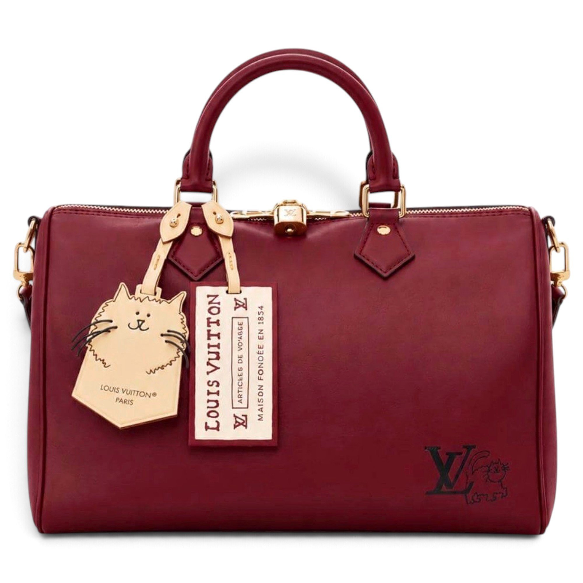 Speedy Bandoulière leather handbag