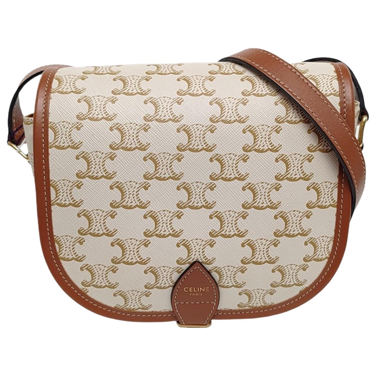 Celine Folco leather crossbody bag