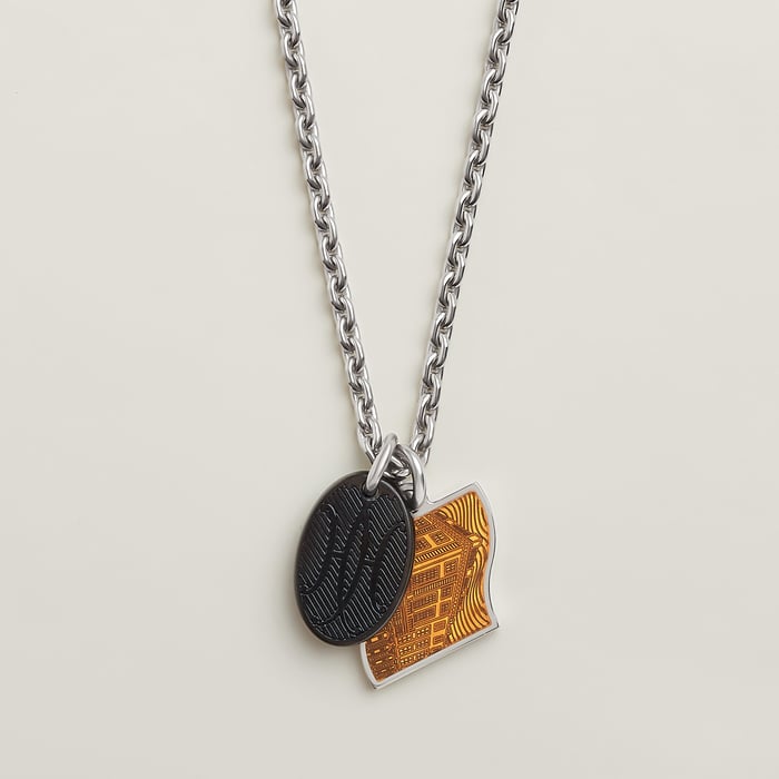 Orange Pulpe Transparent Parade Necklace