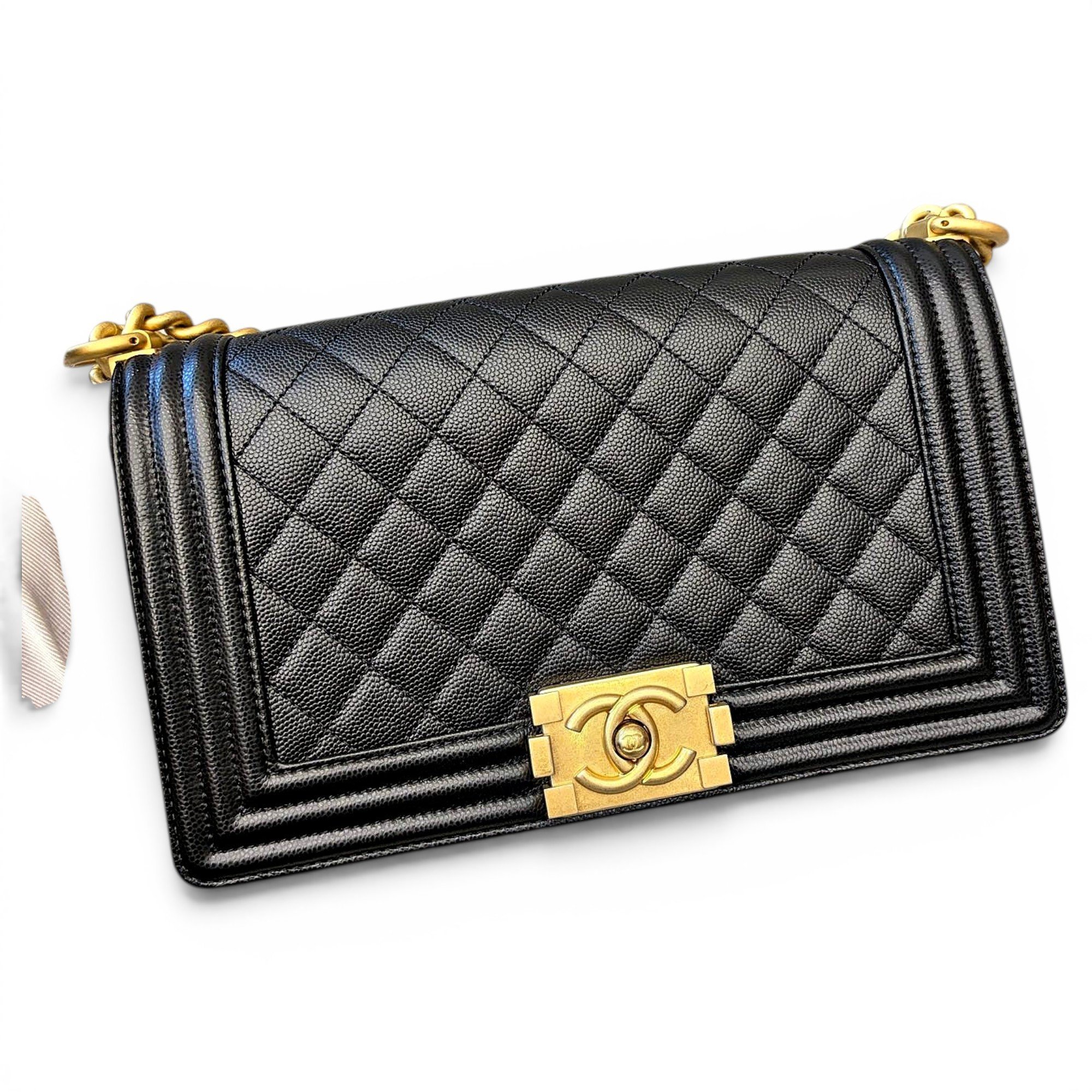 Boy leather crossbody bag
