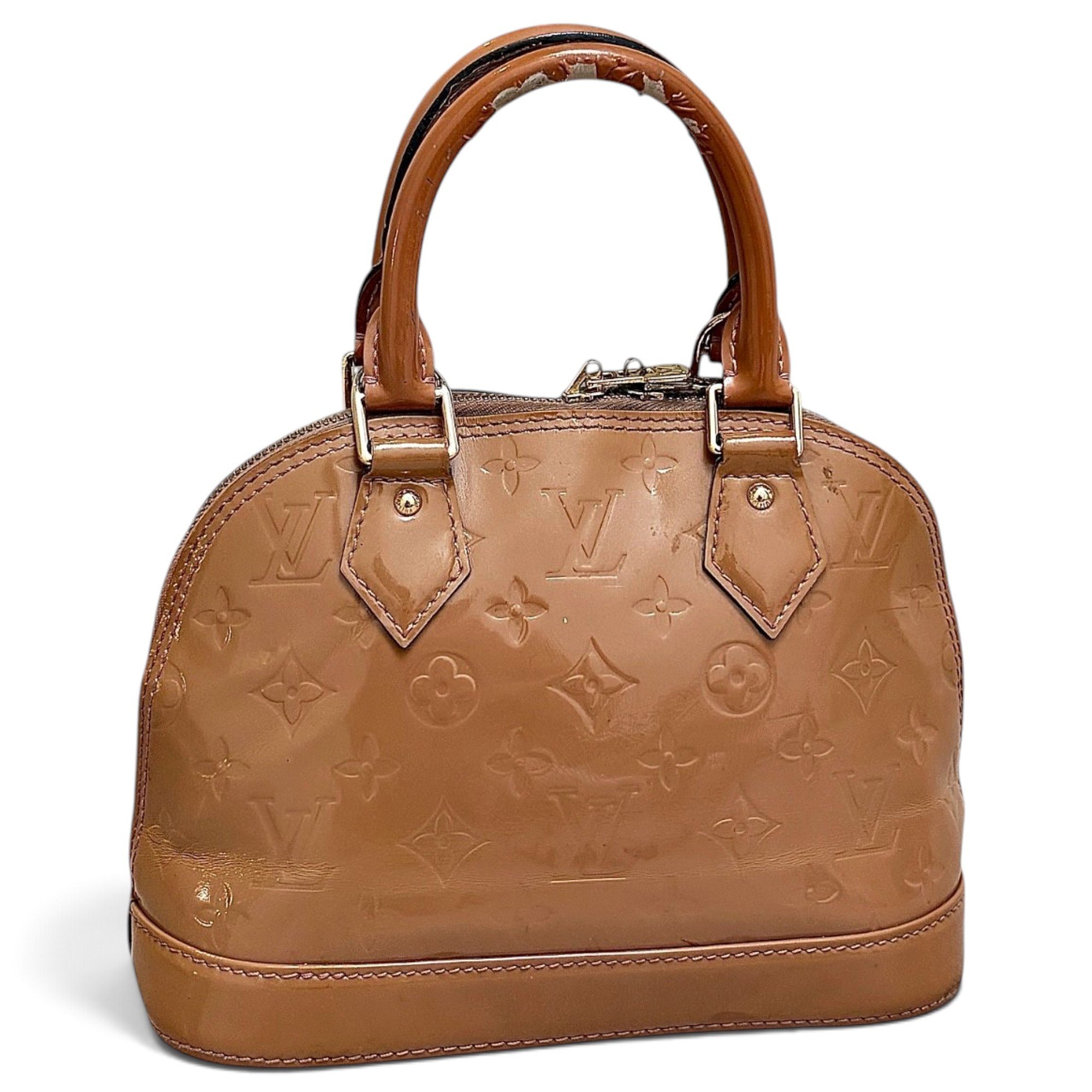 Alma BB patent leather handbag