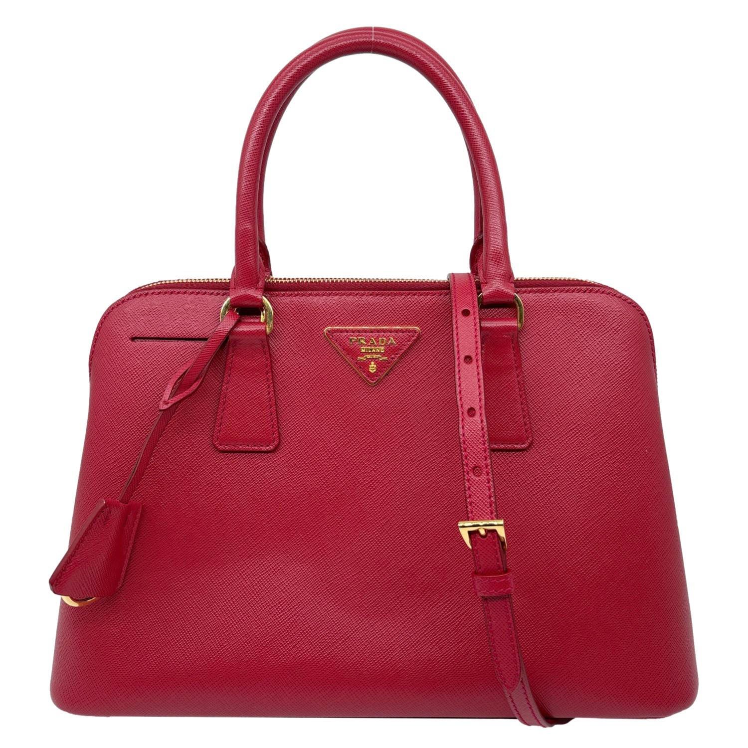 Promenade leather handbag