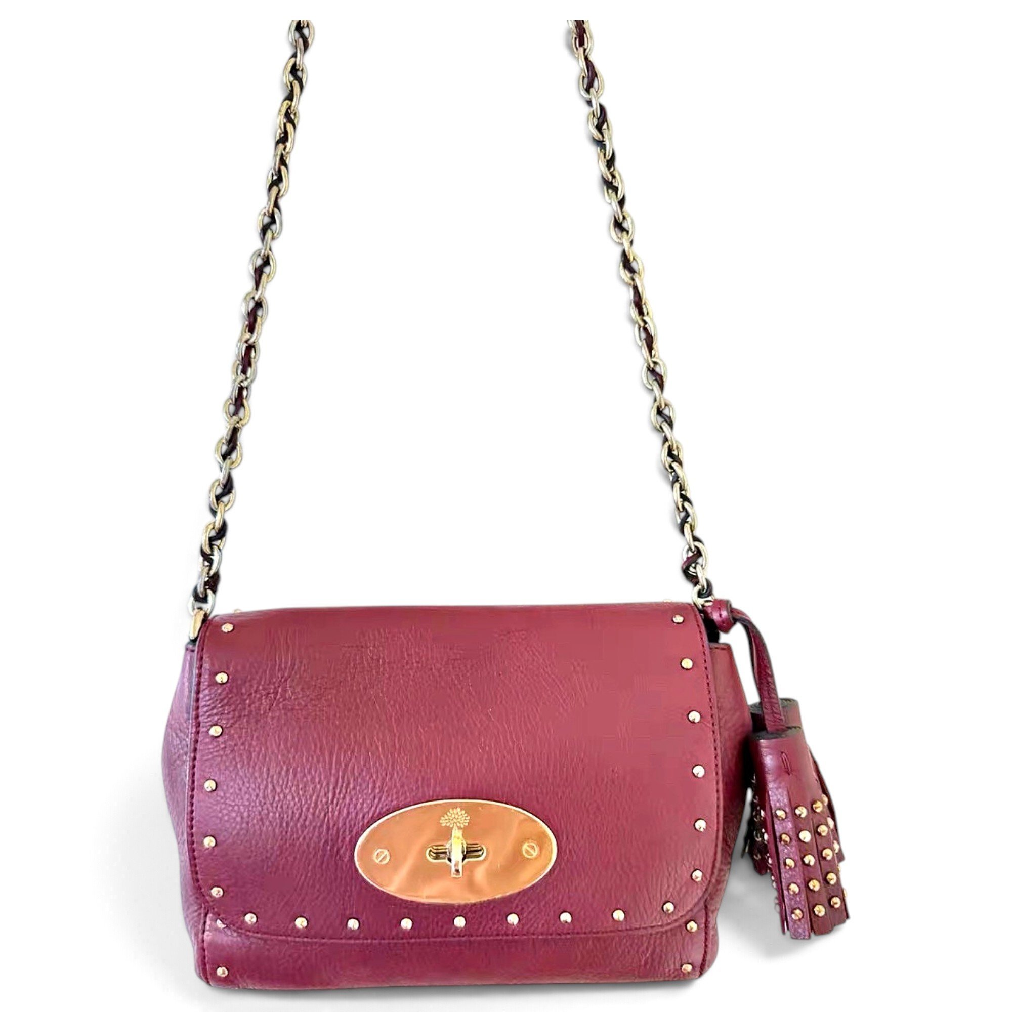 Lily leather handbag