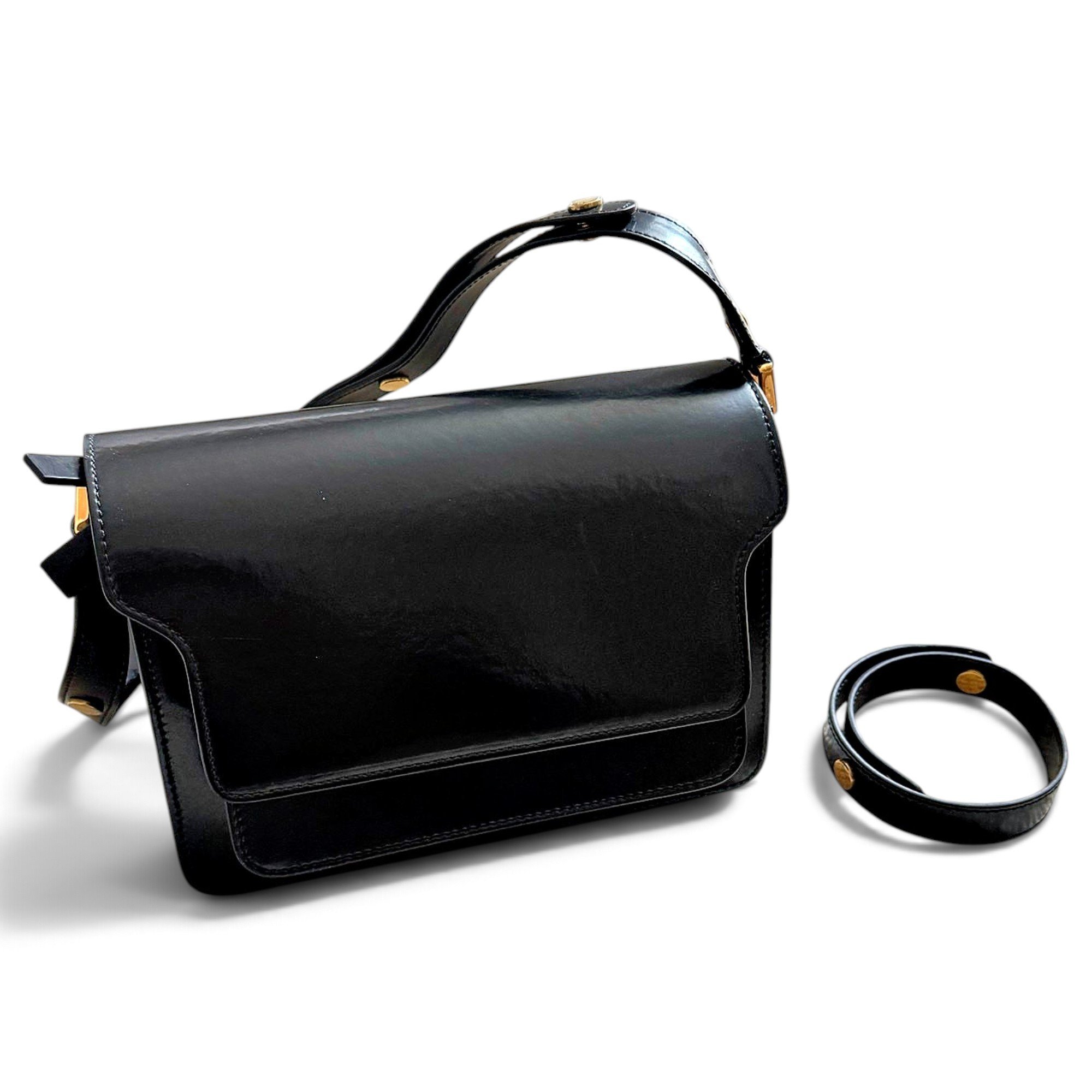 Marni Trunk leather handbag
