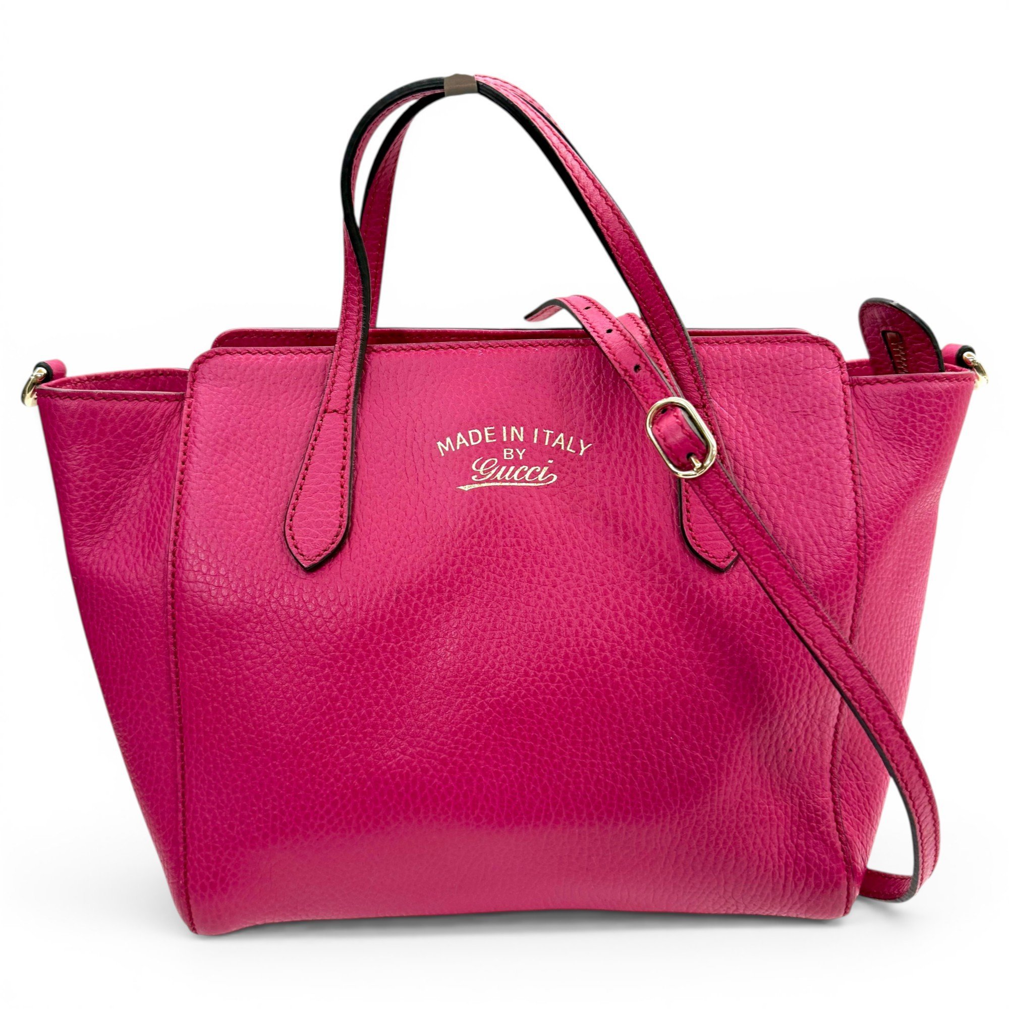Swing leather handbag