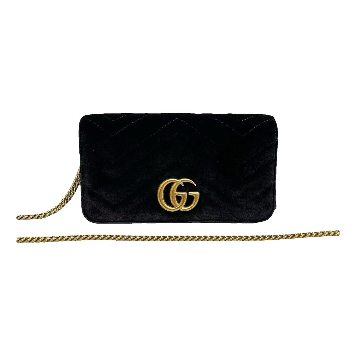 GG Marmont velvet handbag