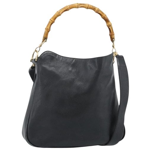 Bamboo leather handbag