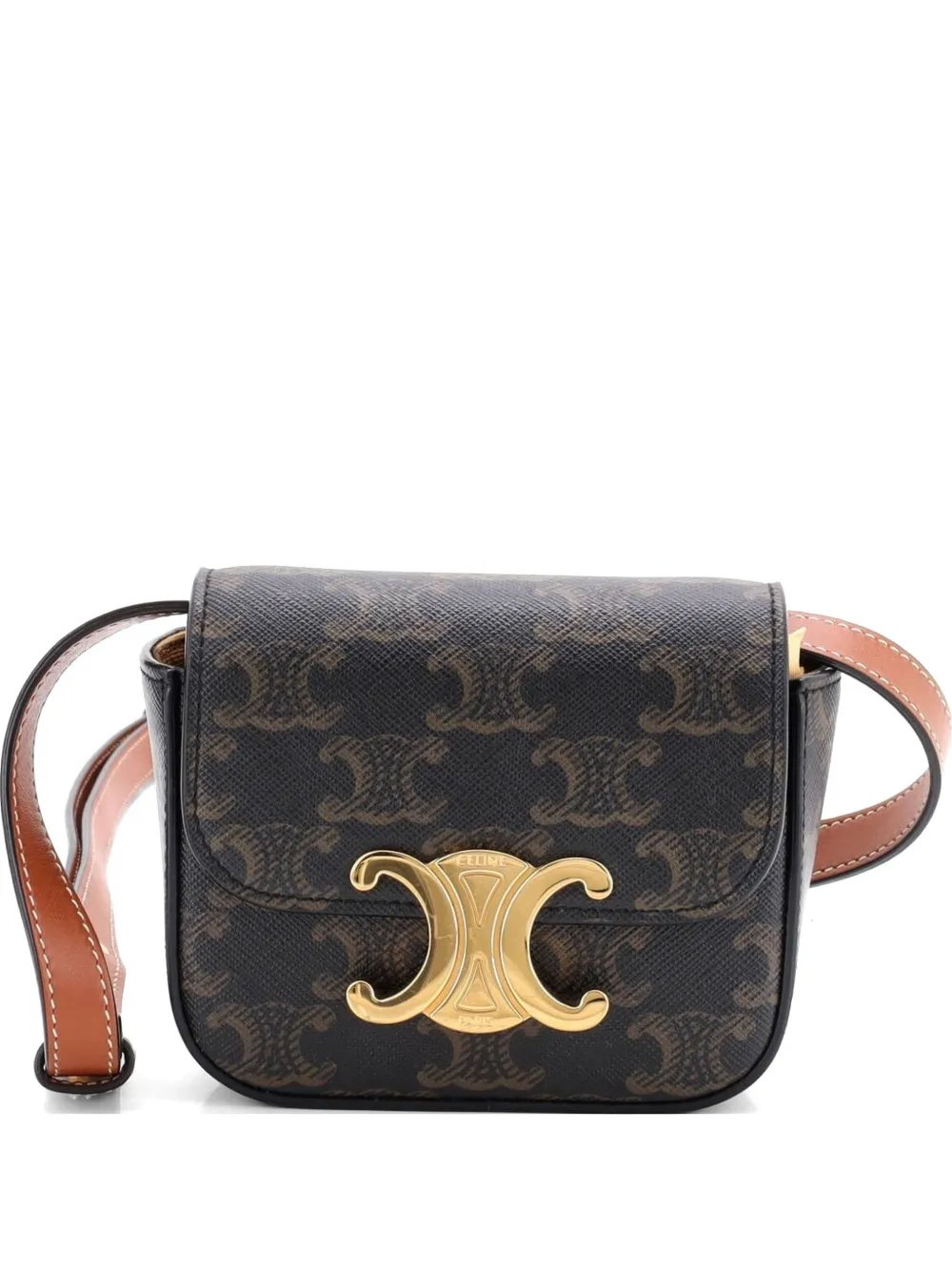 Claude Triomphe Coated Canvas Mini shoulder bag