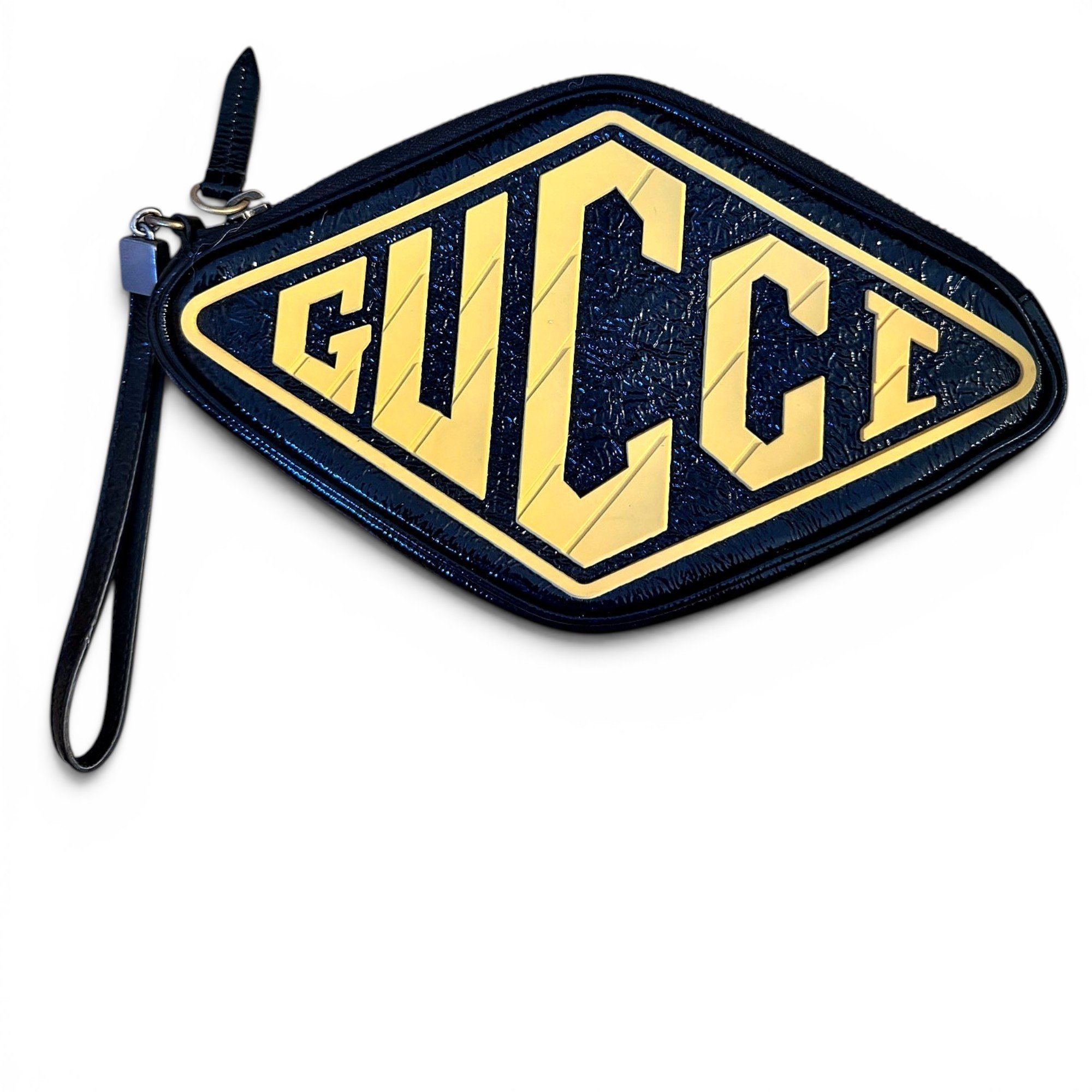Vinyl clutch bag