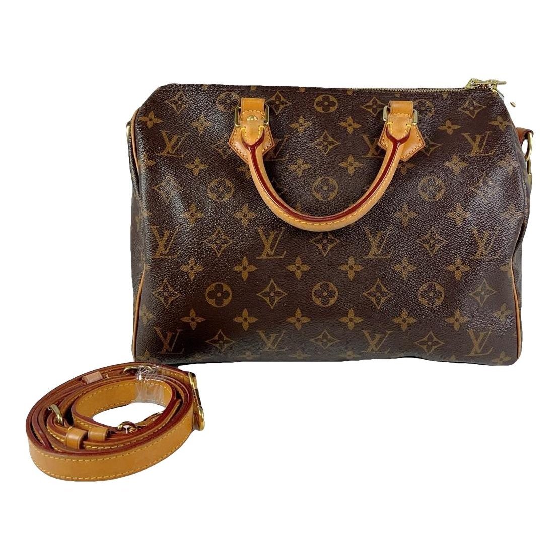 Speedy leather handbag
