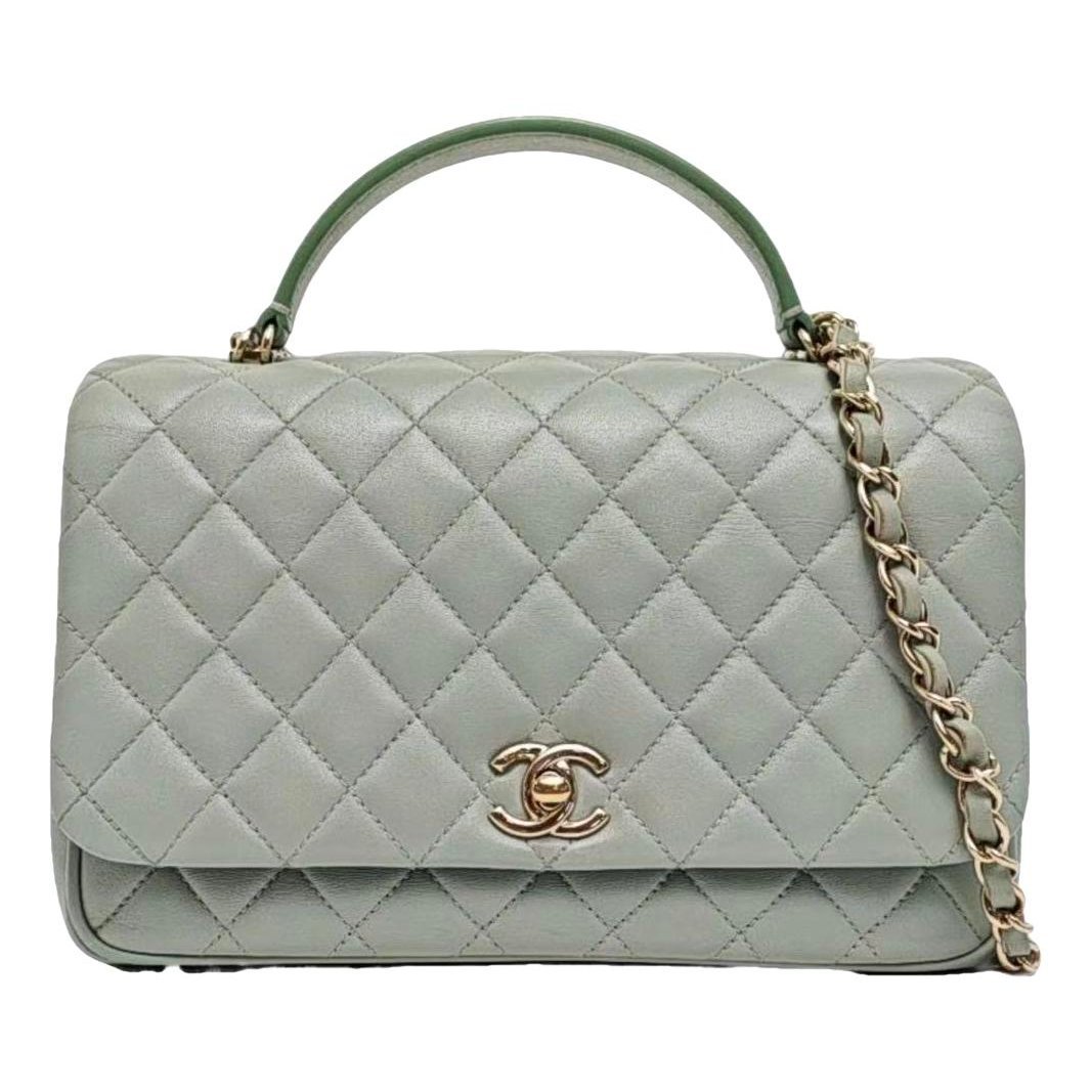 Timeless Classique Top Handle leather handbag