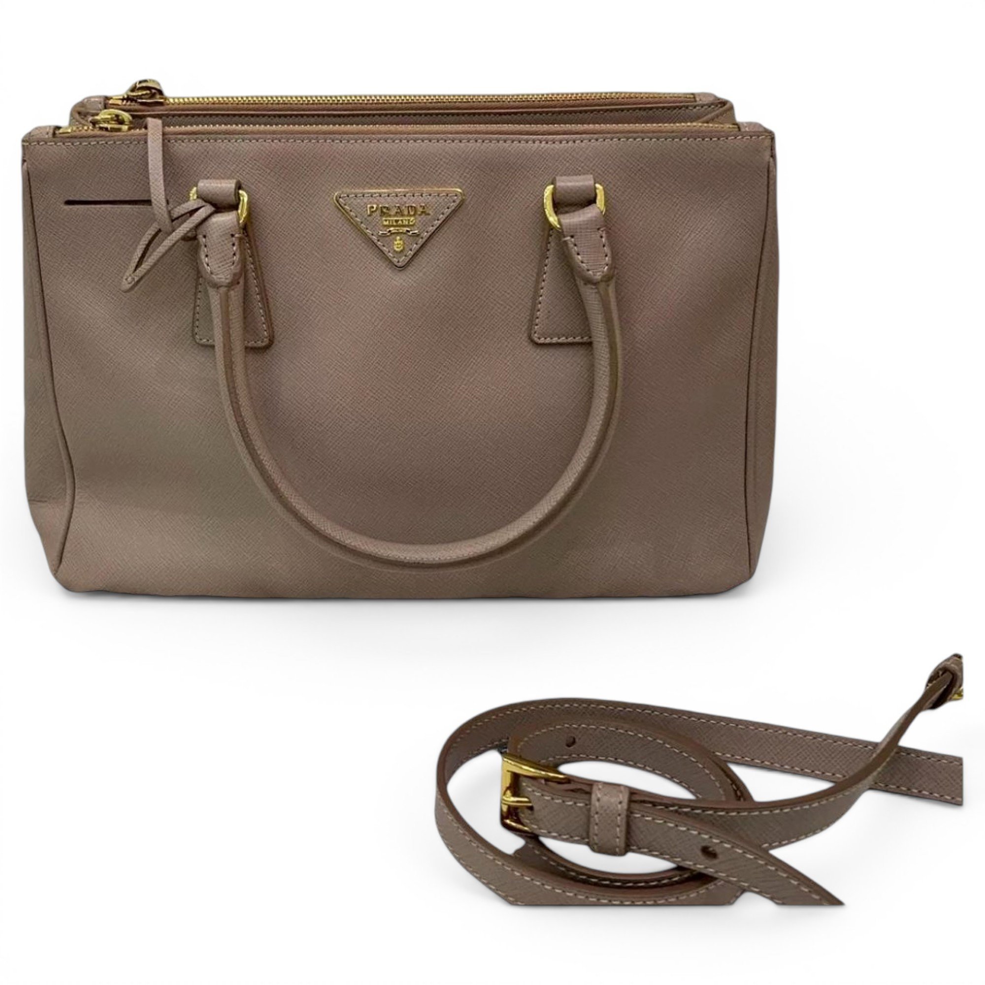 Galleria leather handbag