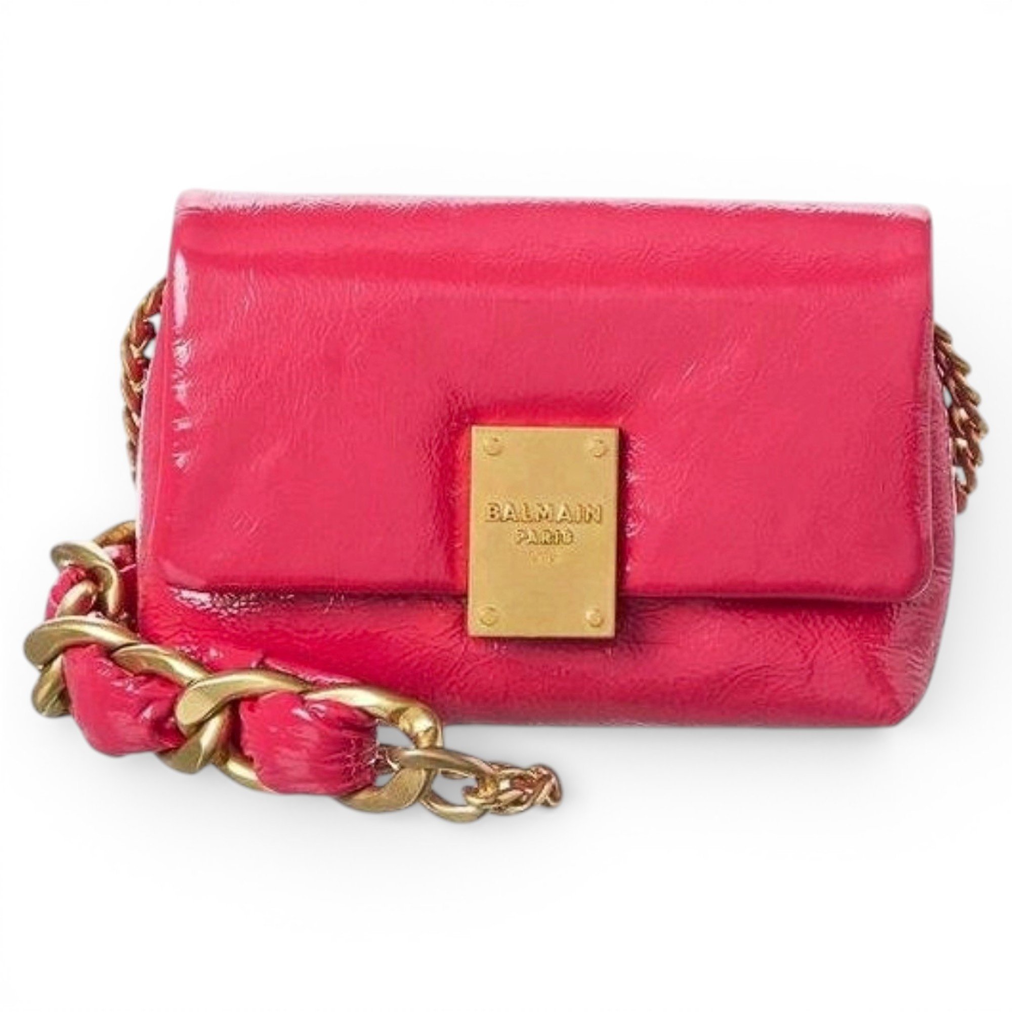 Balmain BBag 18 leather crossbody bag