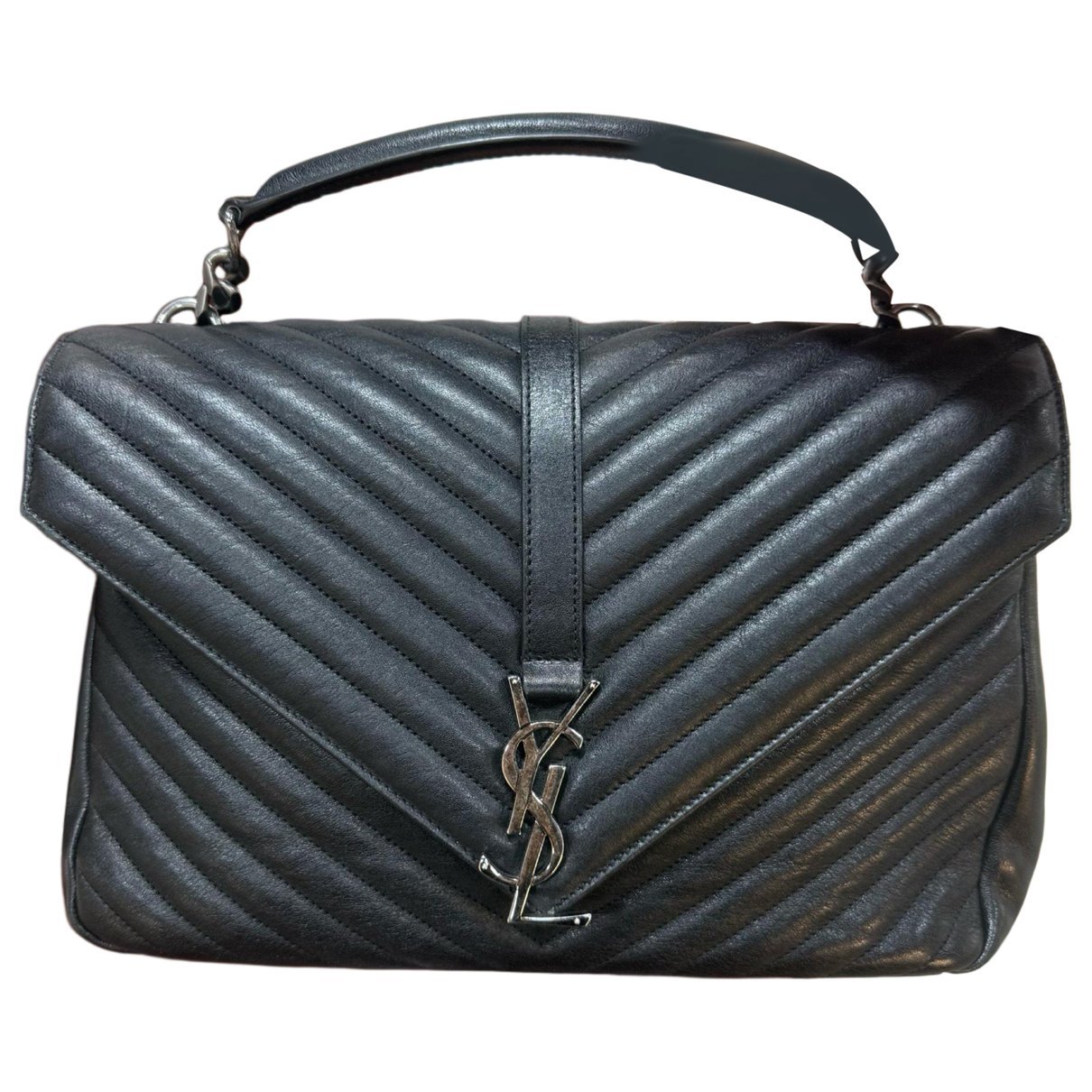 Collége monogramme leather handbag