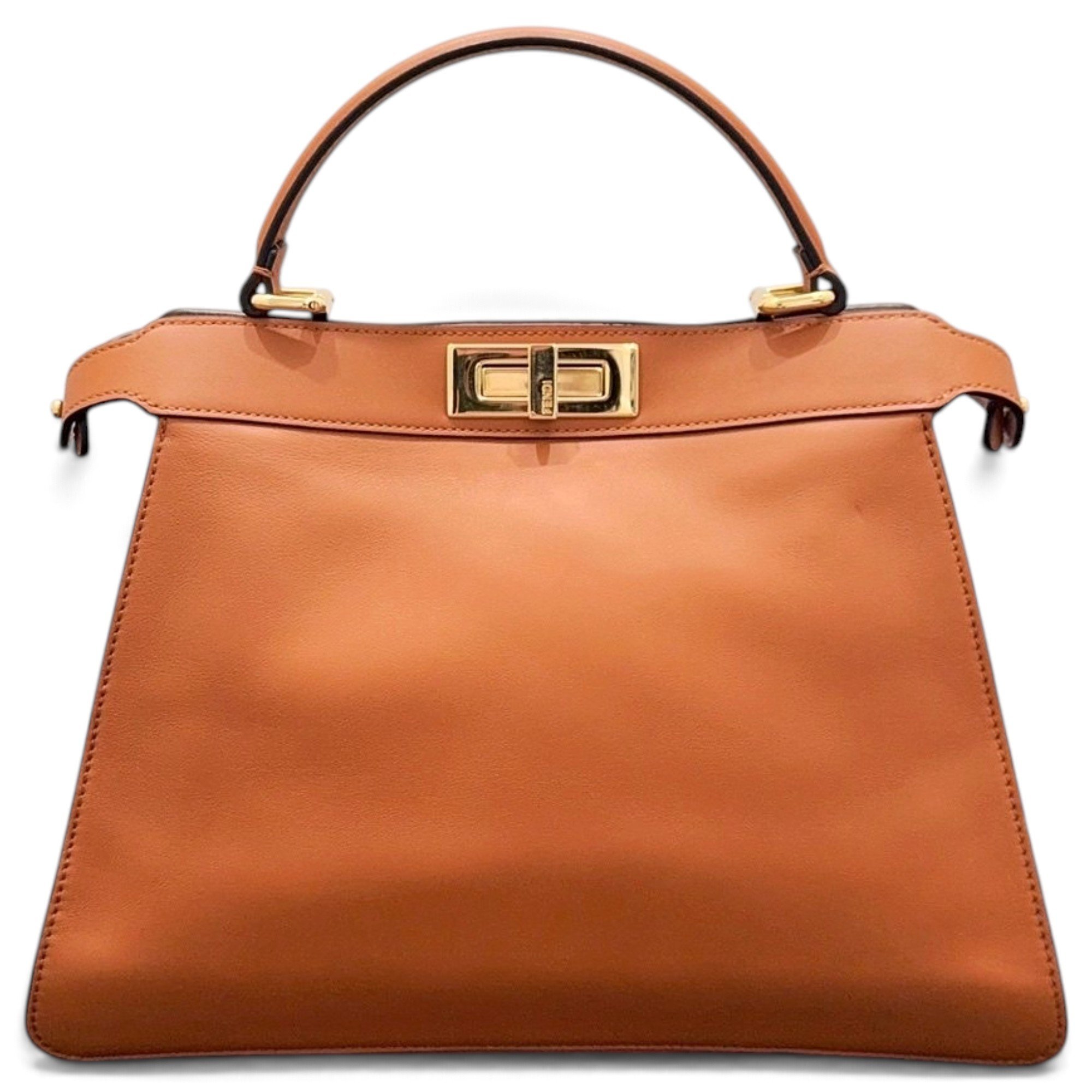 Fendi Peekaboo leather handbag