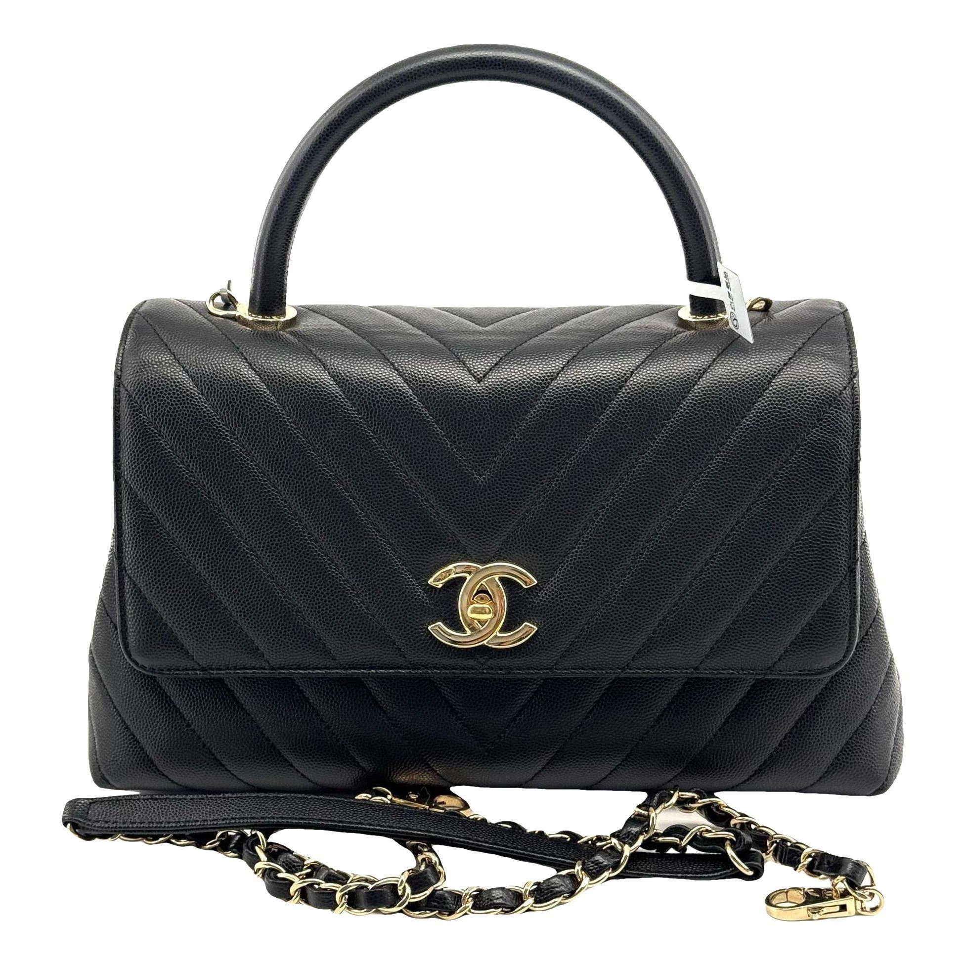 Coco Handle leather handbag