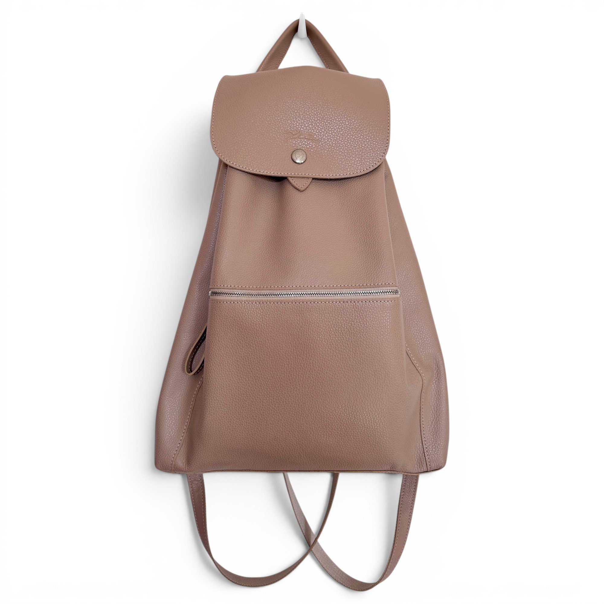 Longchamp Foulonné leather backpack