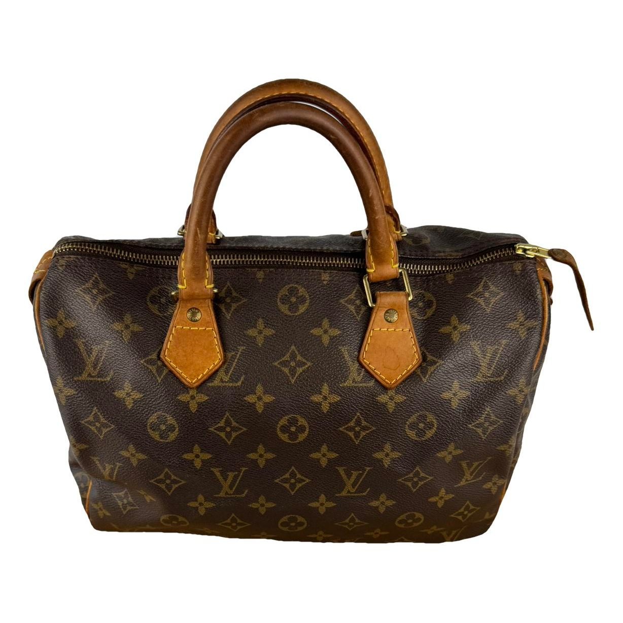 Speedy leather handbag